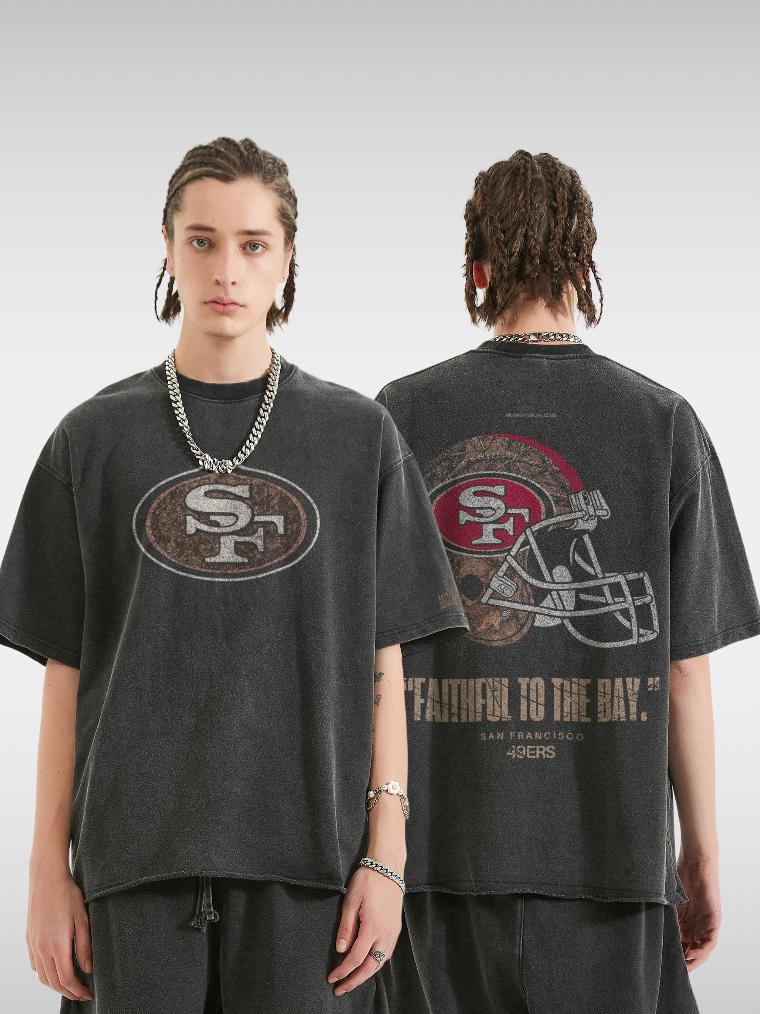 49ERS REALTREE FOOTBALL TEE