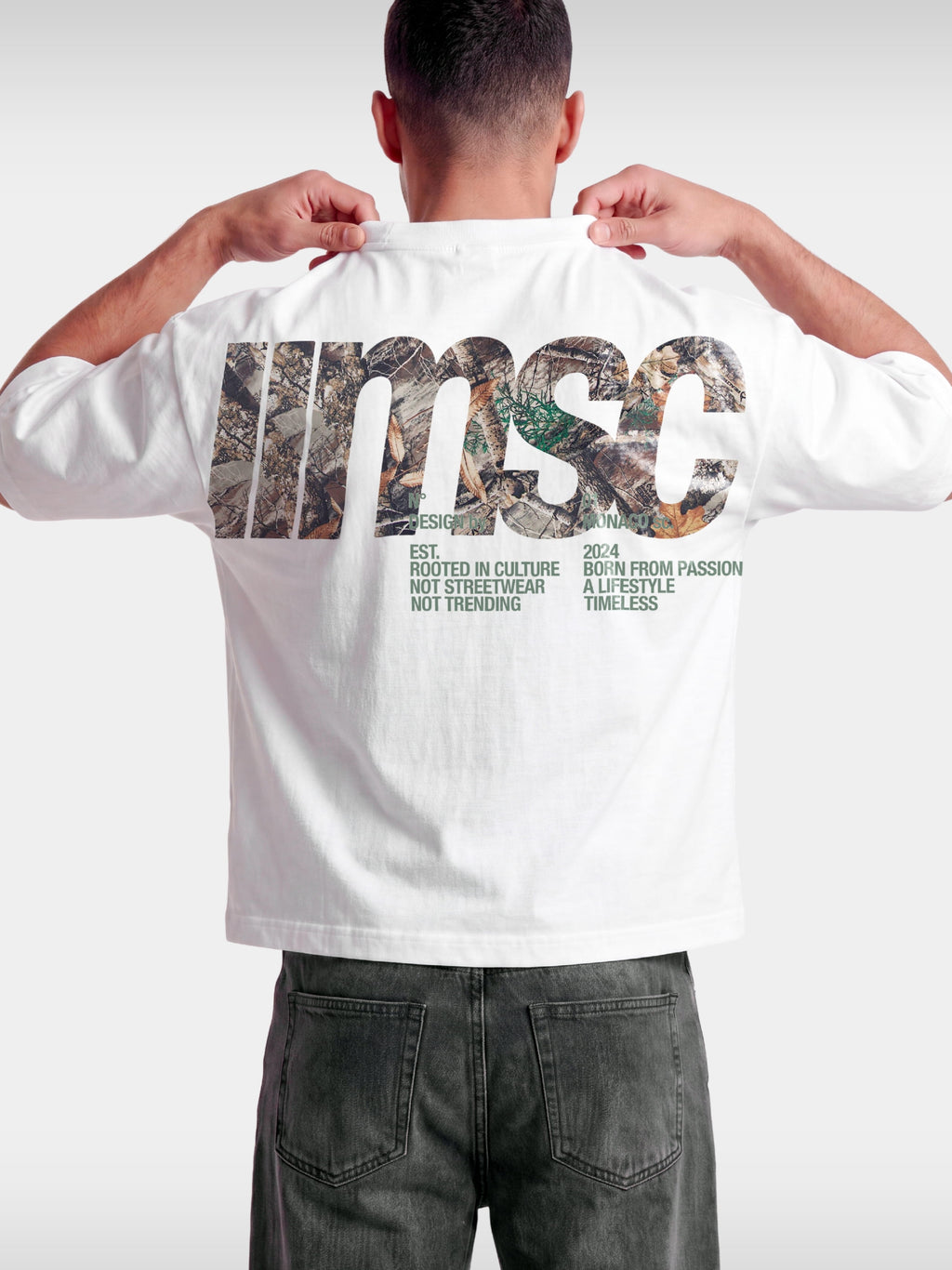 CAMO LABEL TEE