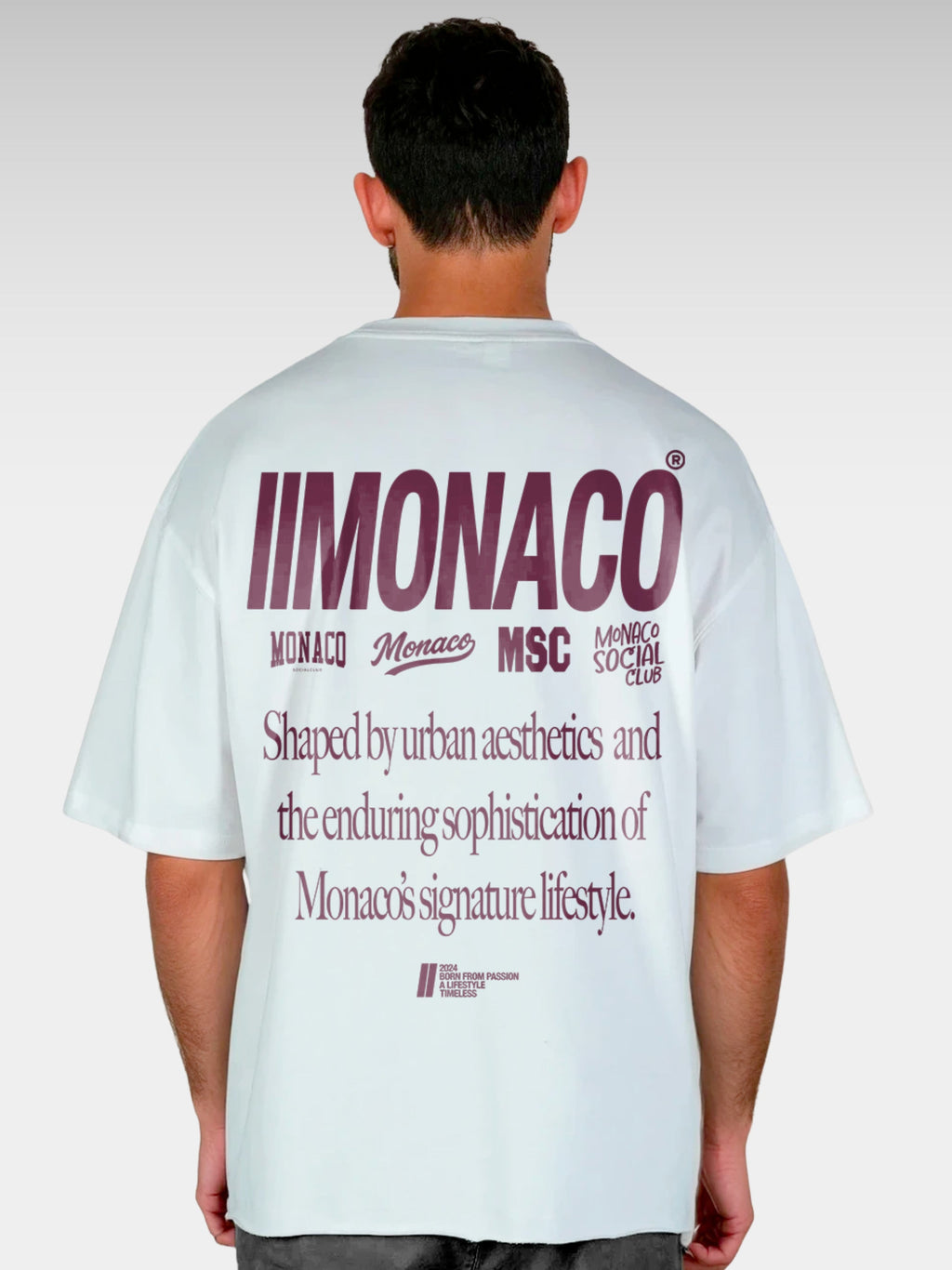MONACO AESTHETIC TEE - WHITE