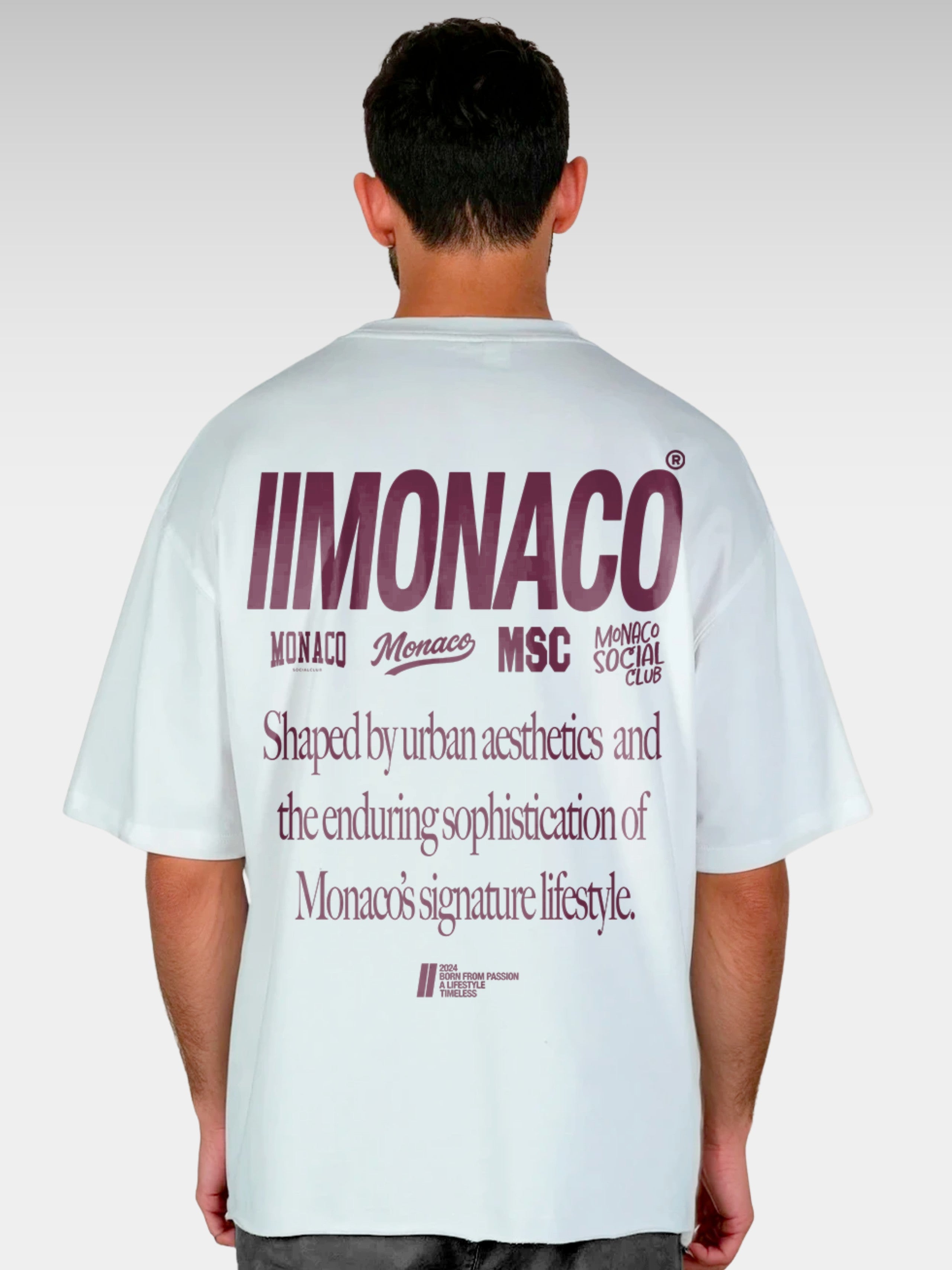 MONACO AESTHETIC TEE - WHITE