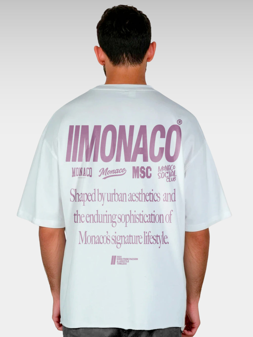 MONACO AESTHETIC TEE - WHITE