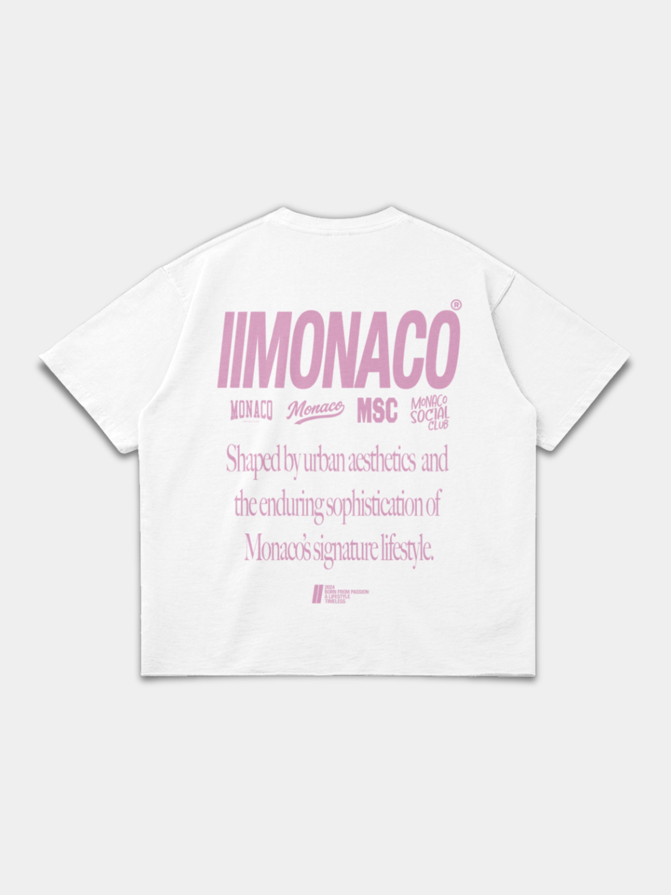 MONACO AESTHETIC TEE - WHITE
