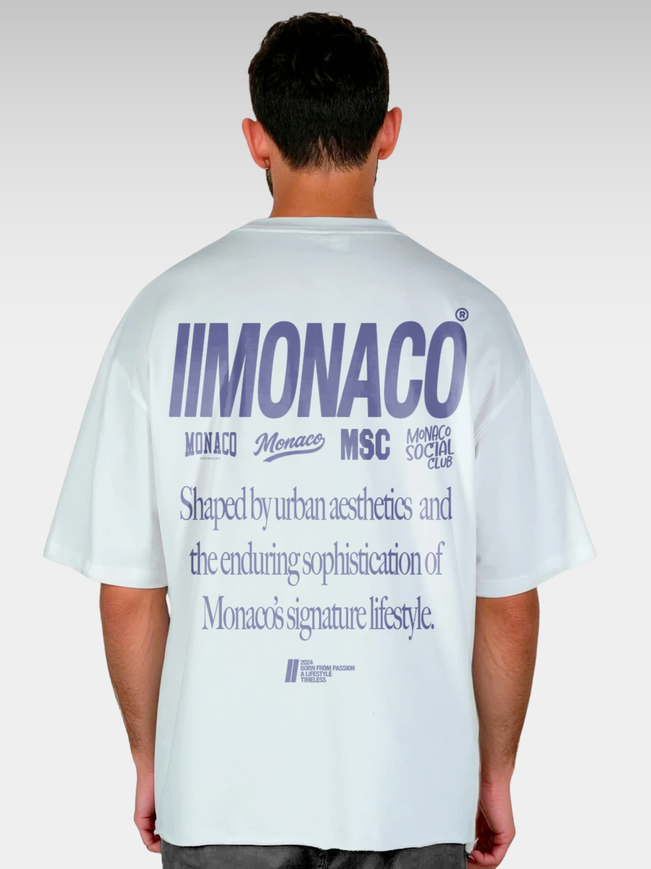 MONACO AESTHETIC TEE - WHITE