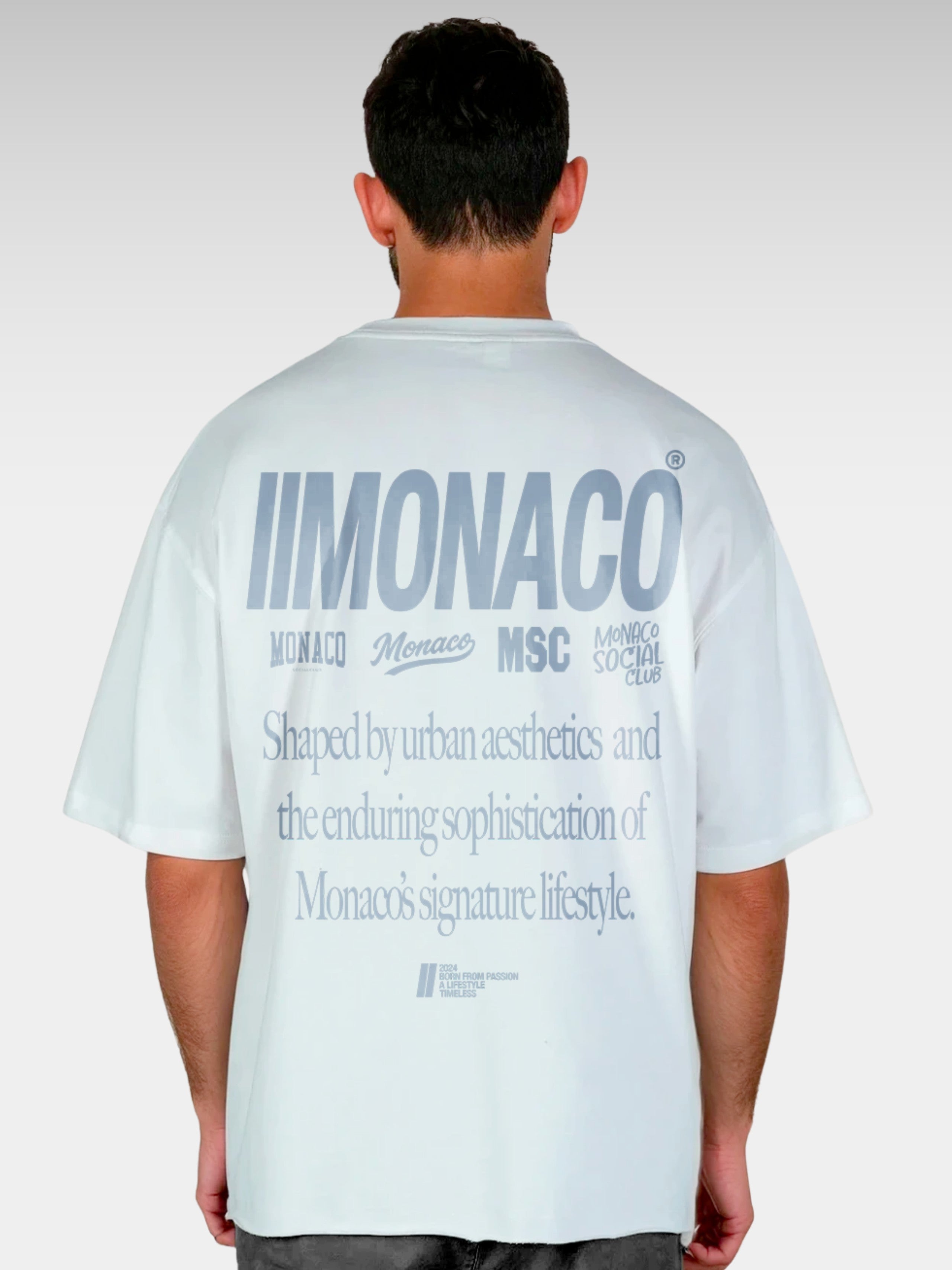 MONACO AESTHETIC TEE - WHITE