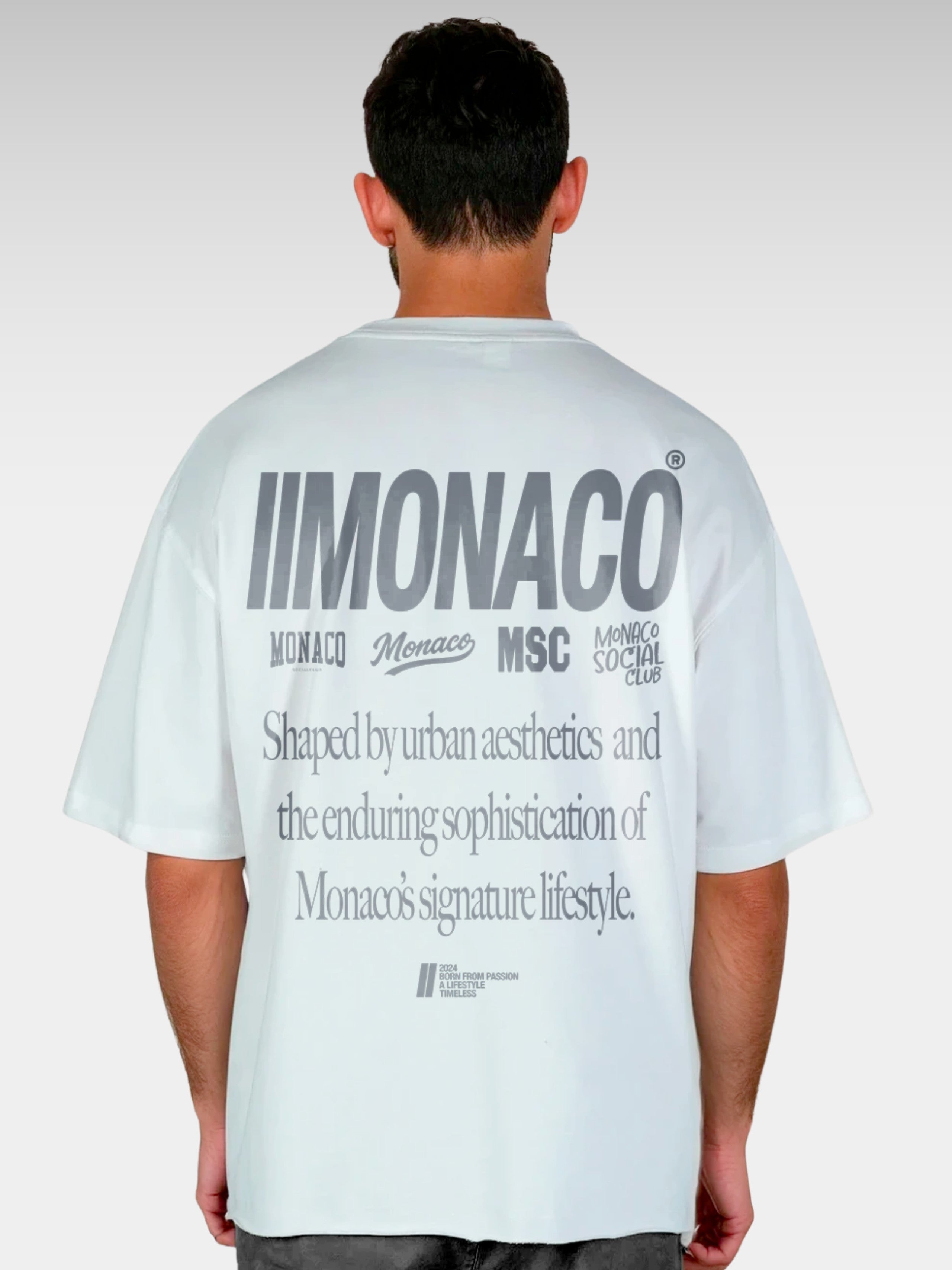 MONACO AESTHETIC TEE - WHITE
