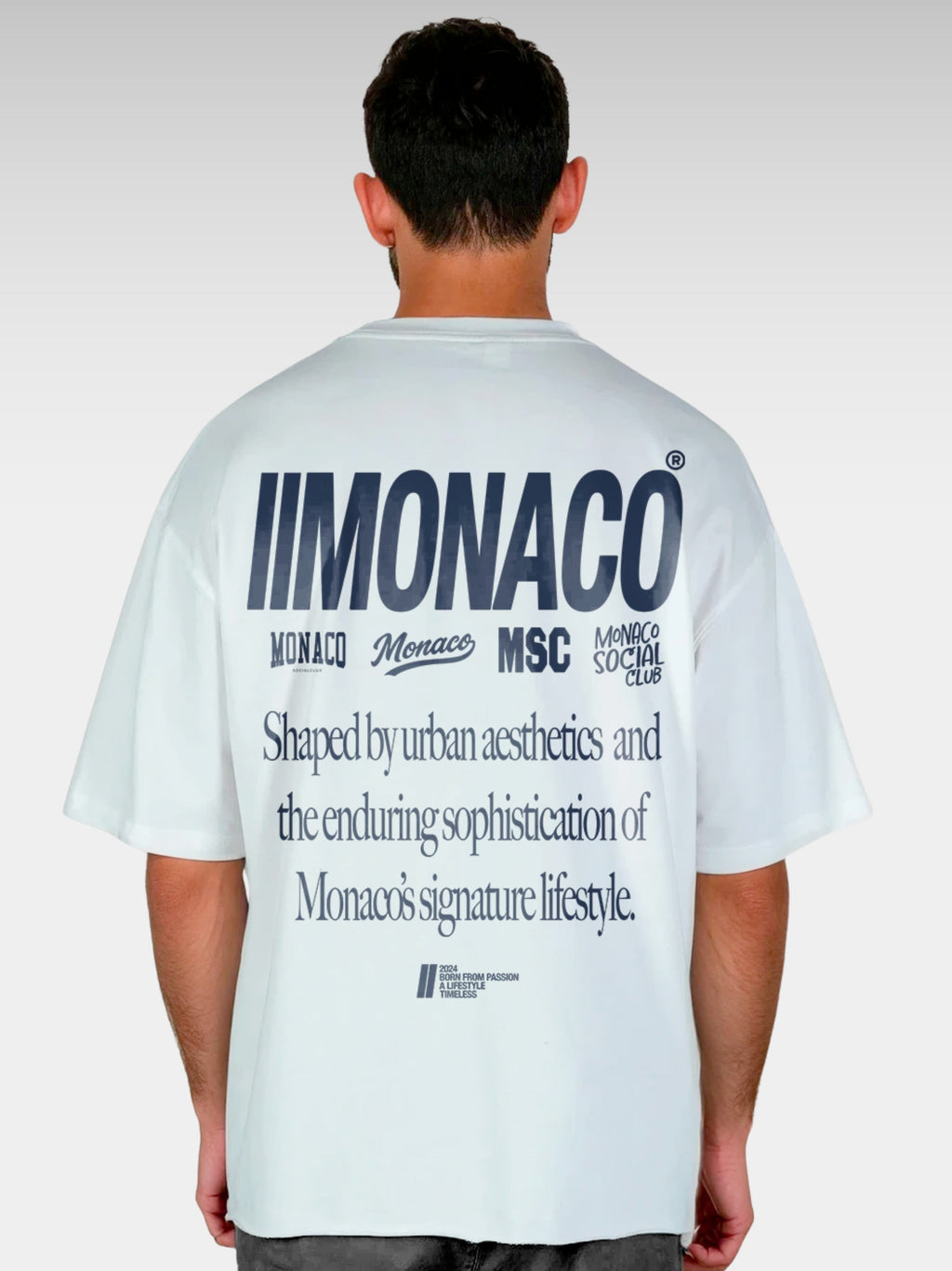 MONACO AESTHETIC TEE - WHITE