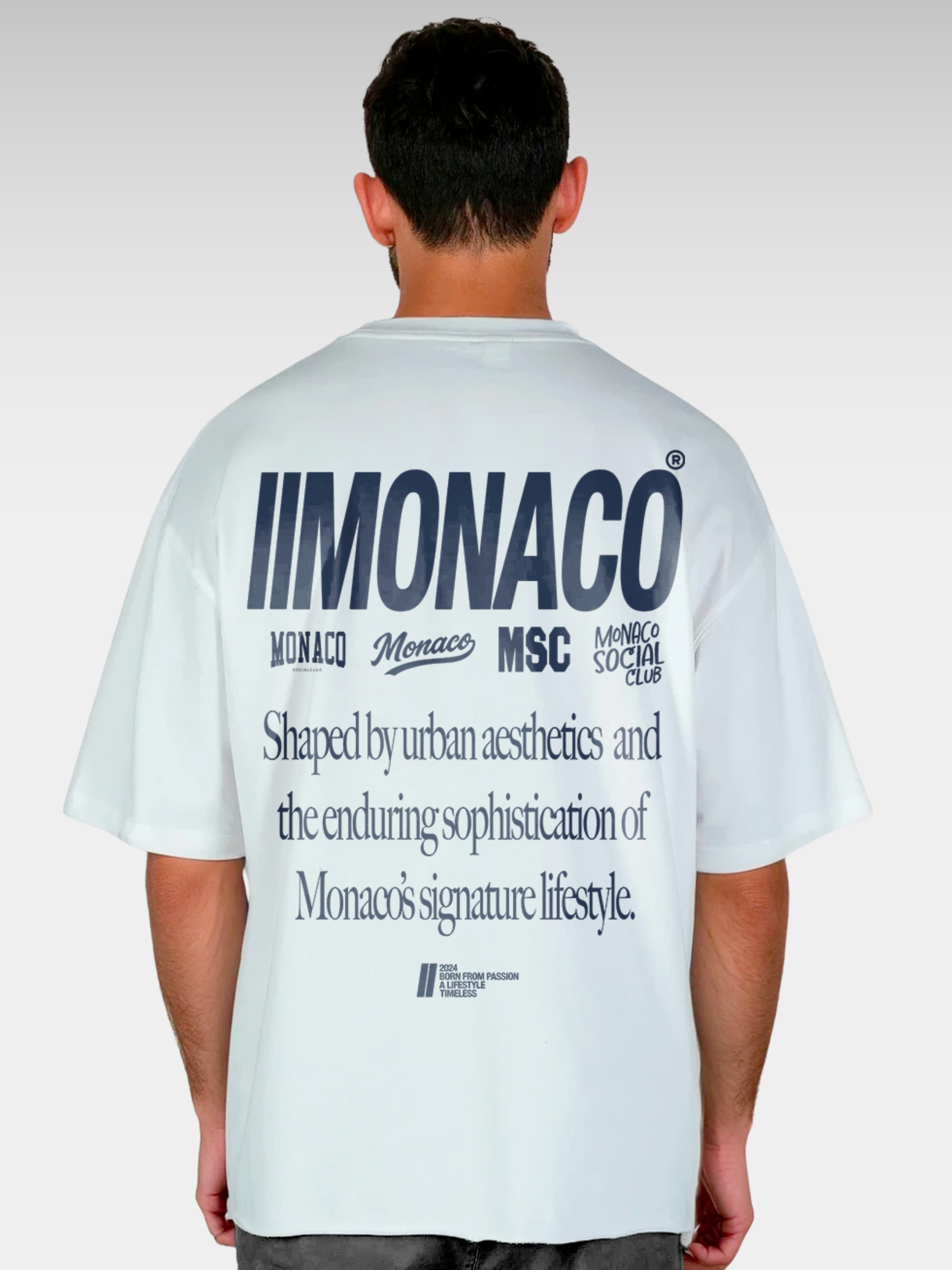 MONACO AESTHETIC TEE - WHITE