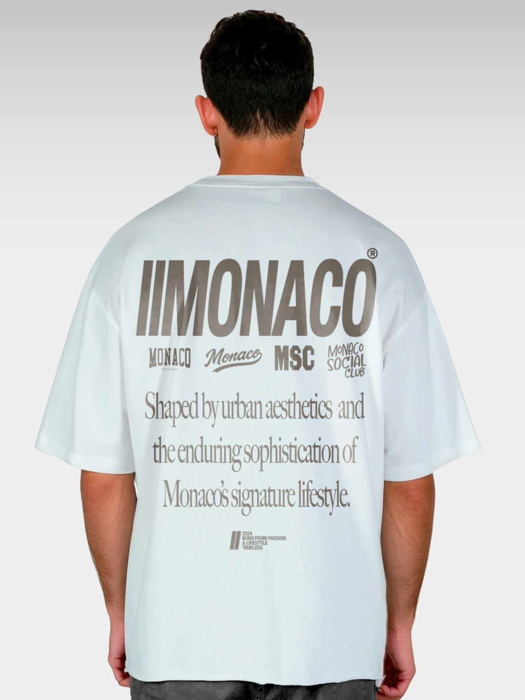 MONACO AESTHETIC TEE - WHITE