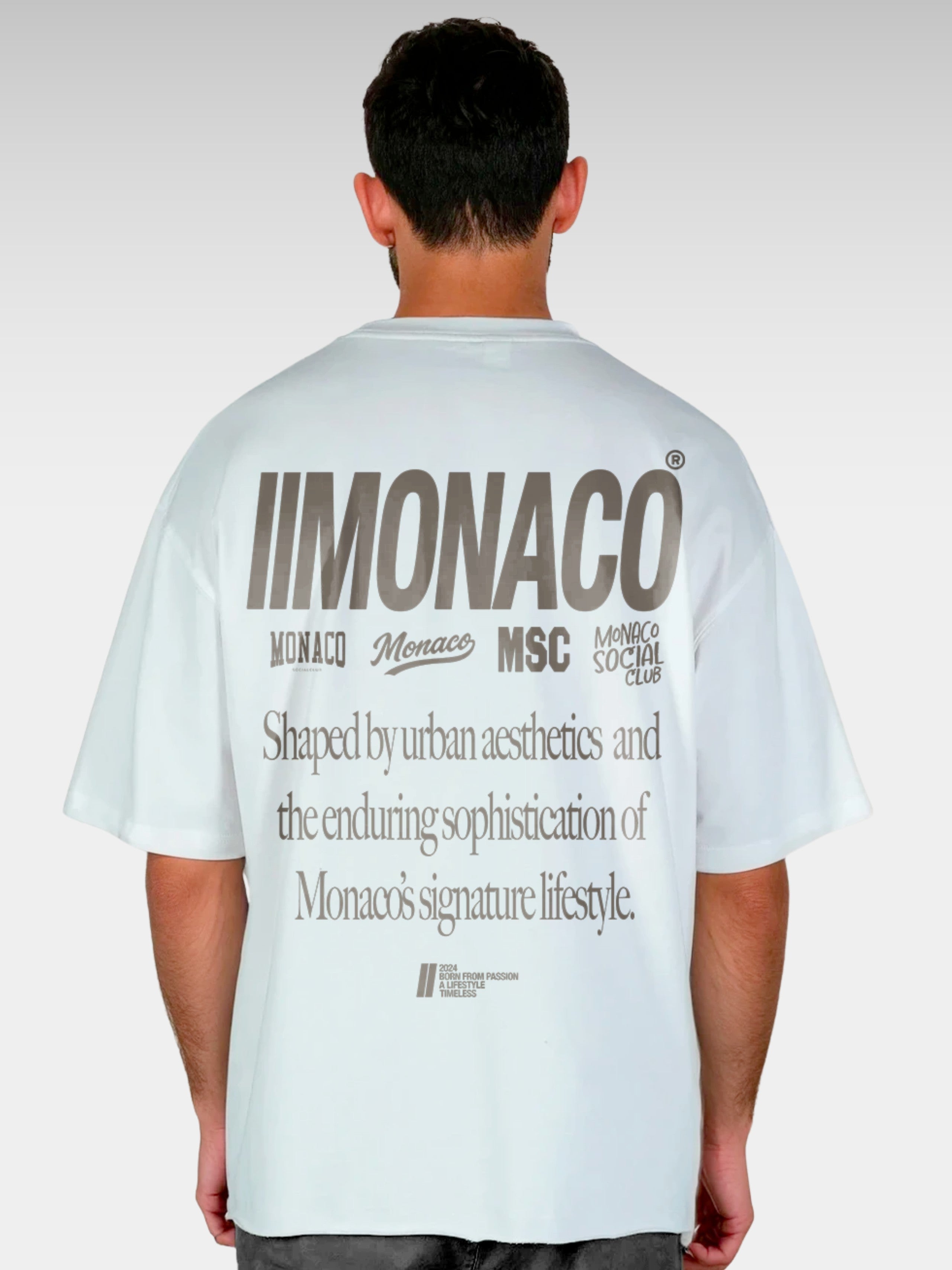 MONACO AESTHETIC TEE - WHITE