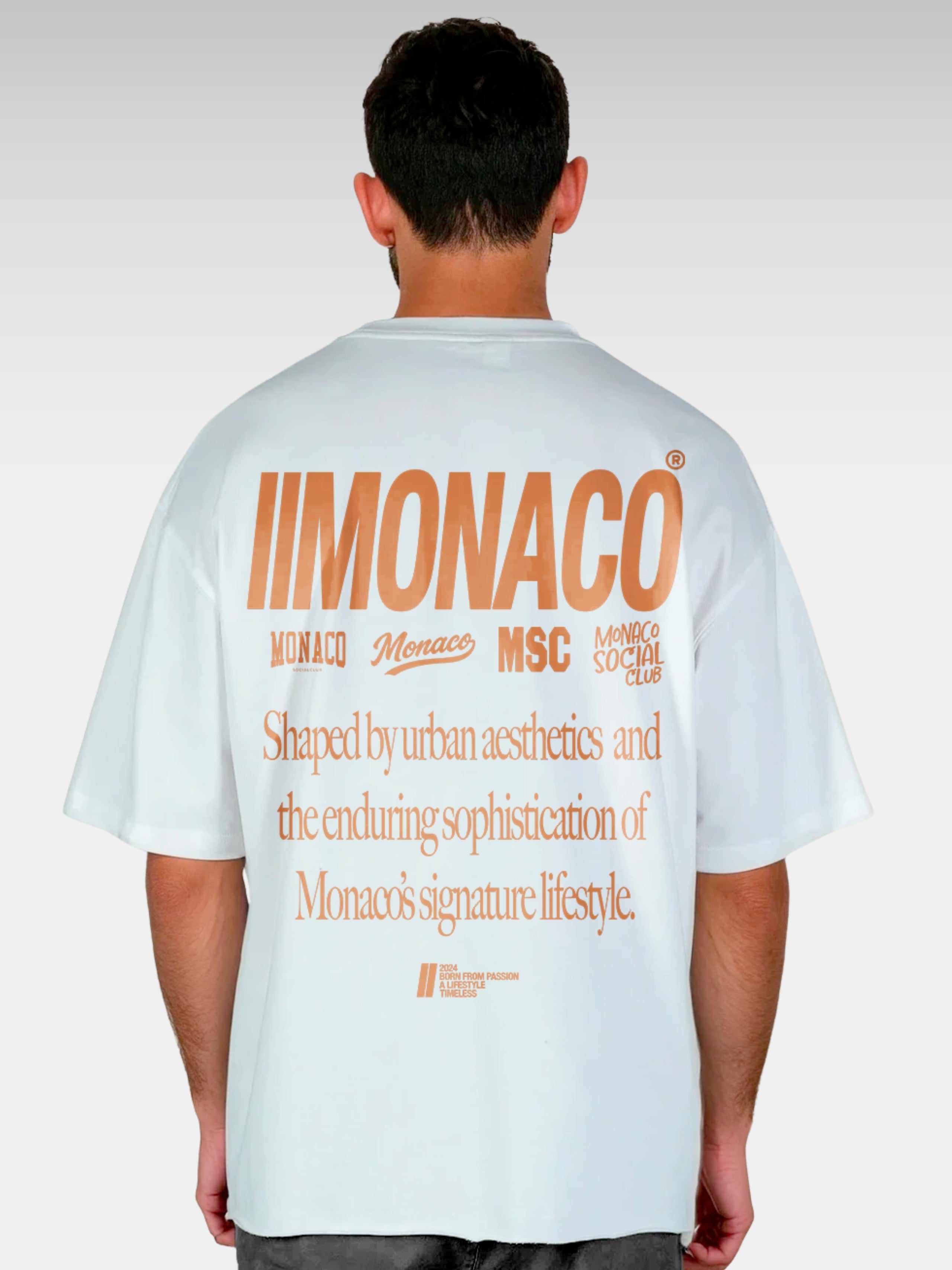 MONACO AESTHETIC TEE - WHITE