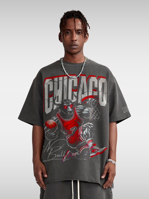 BULLS CHICAGO BASKETBALL TEE