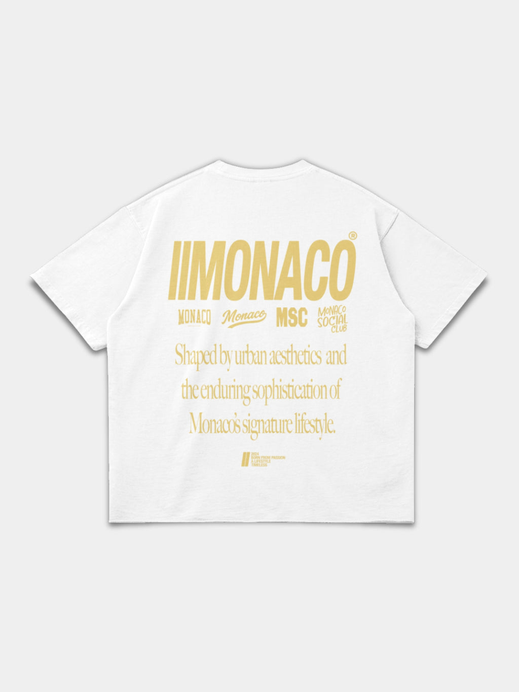 MONACO AESTHETIC TEE - WHITE