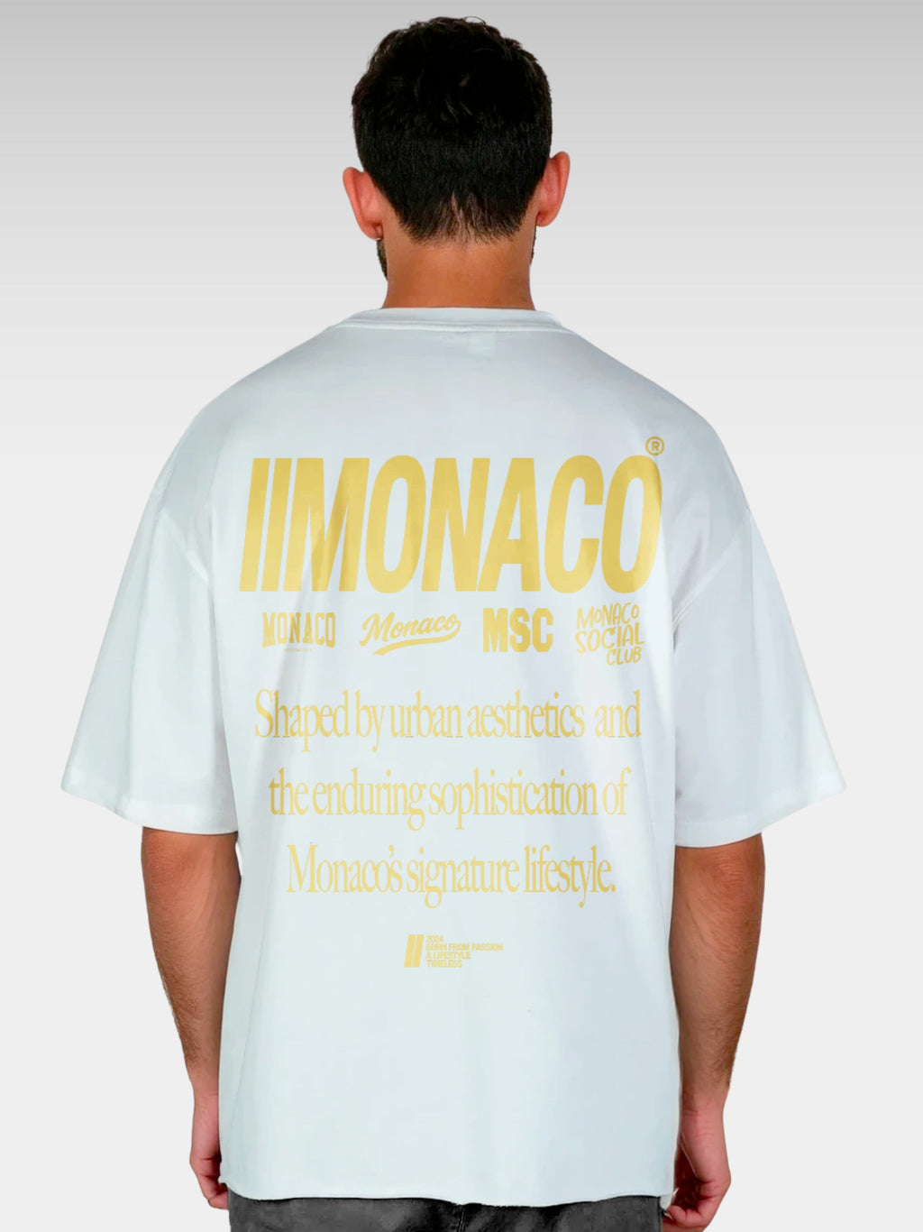 MONACO AESTHETIC TEE - WHITE