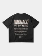 MONACO AESTHETIC TEE - FADED BLACK