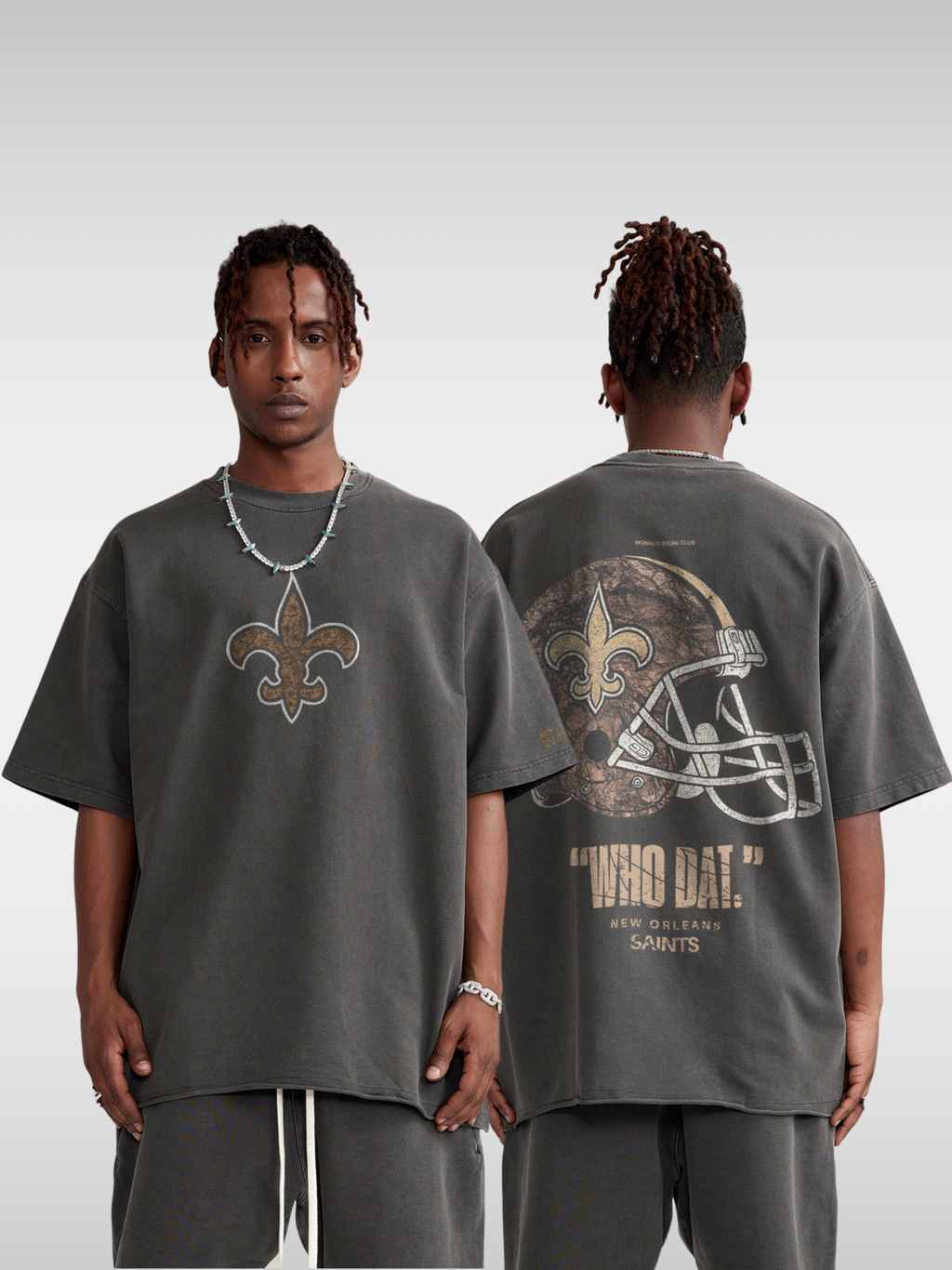 SAINTS REALTREE FOOTBALL TEE