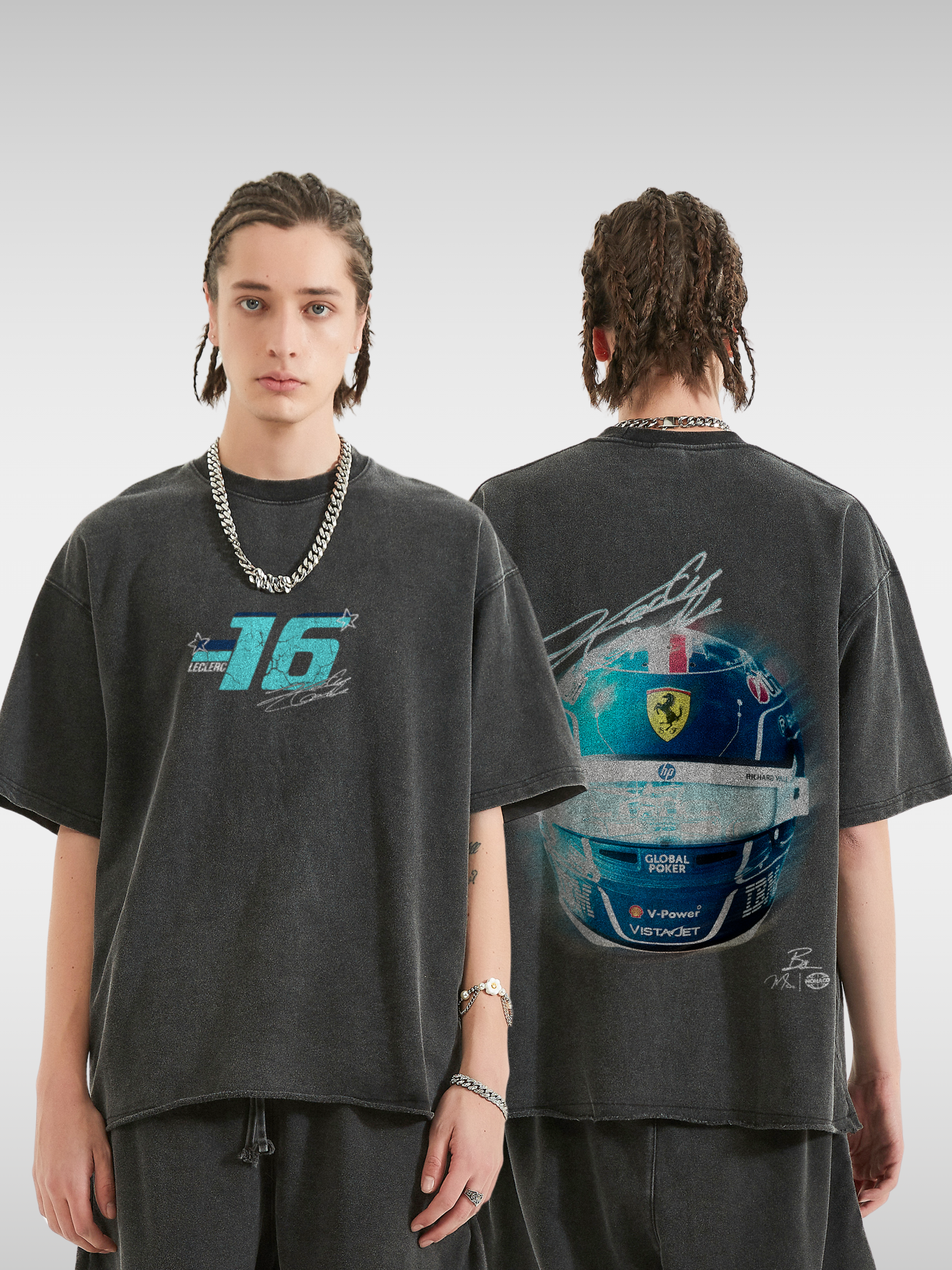 LECLERC MIAMI HELMET TEE