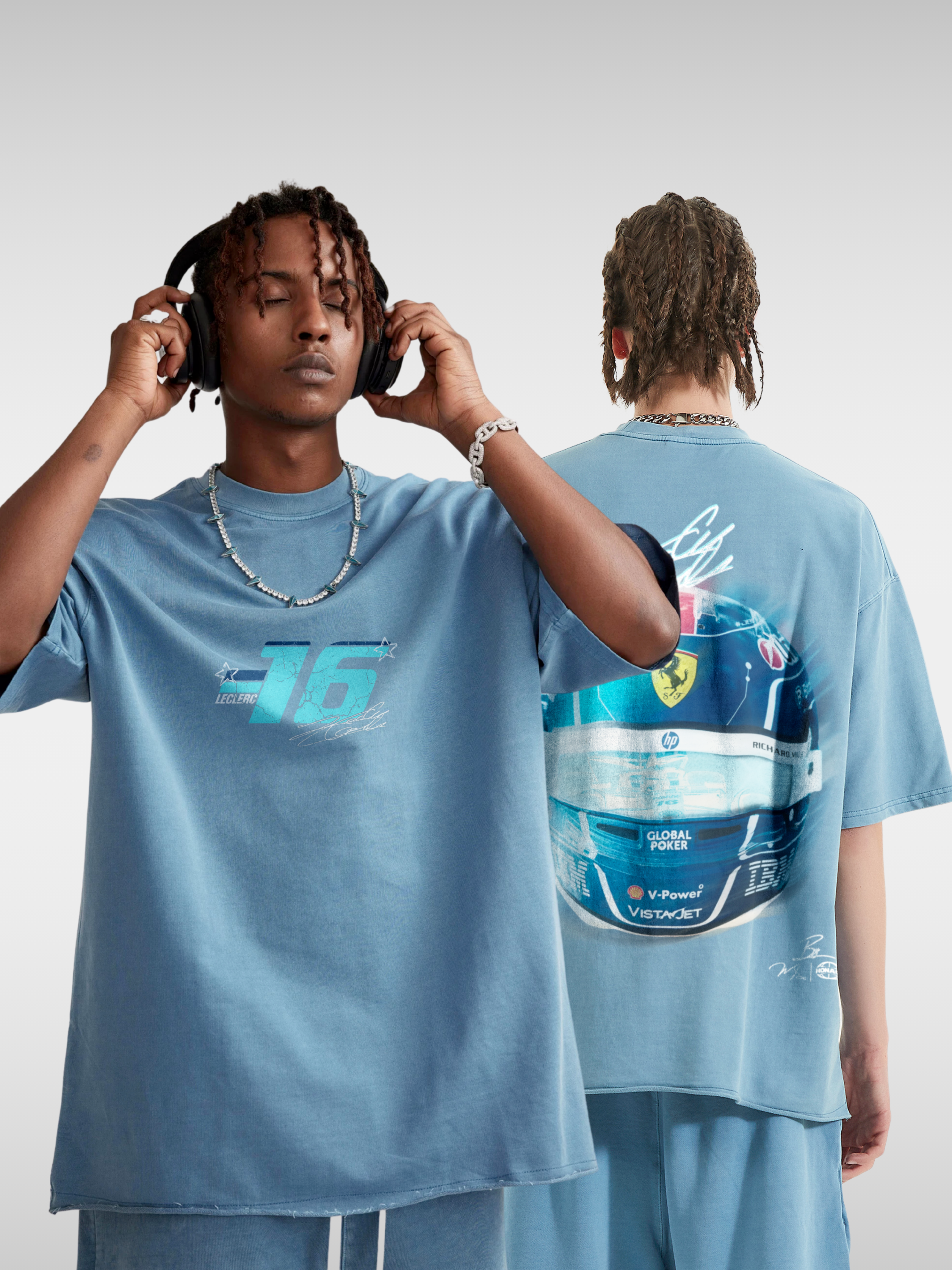LECLERC MIAMI HELMET TEE