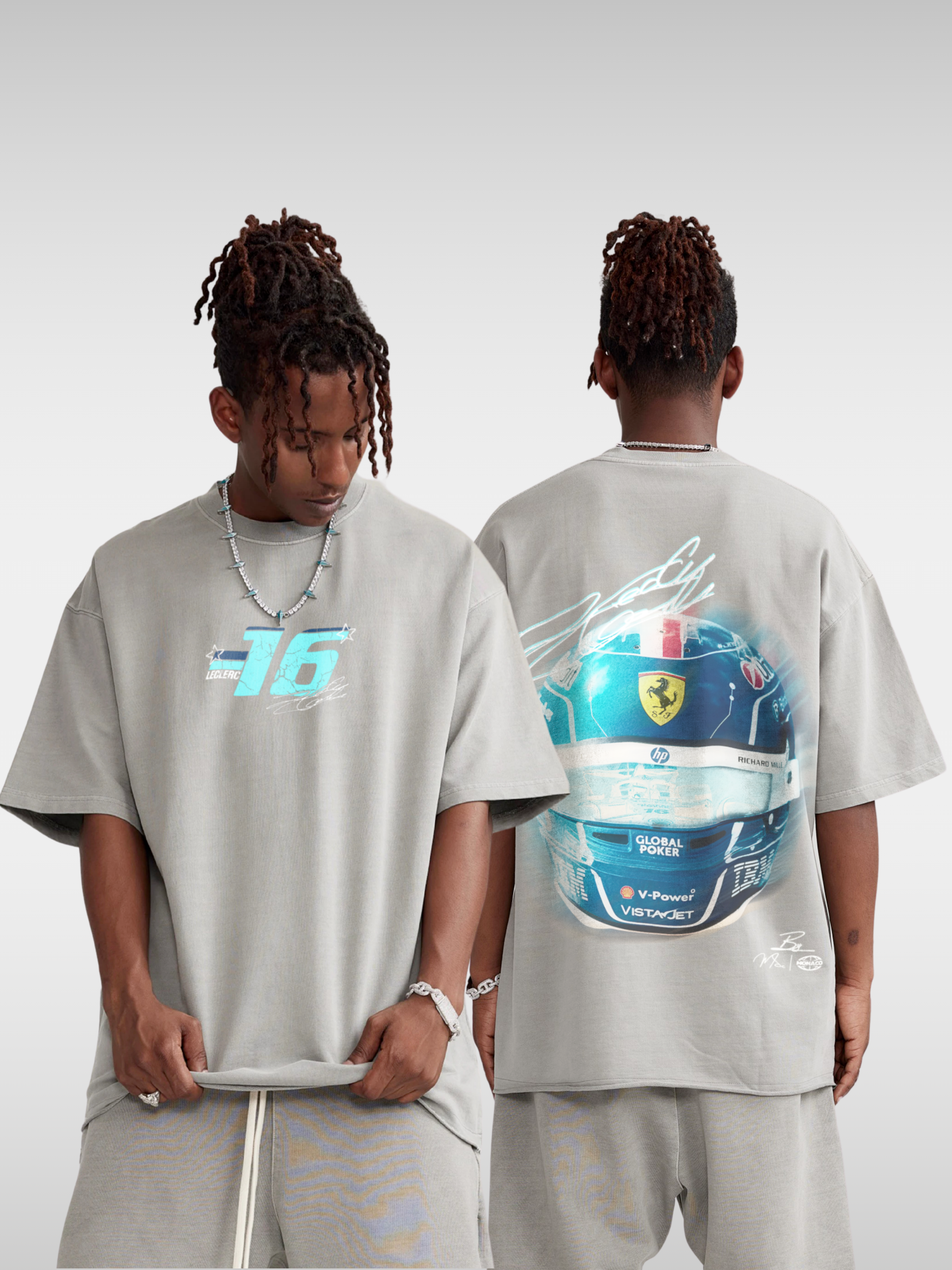 LECLERC MIAMI HELMET TEE