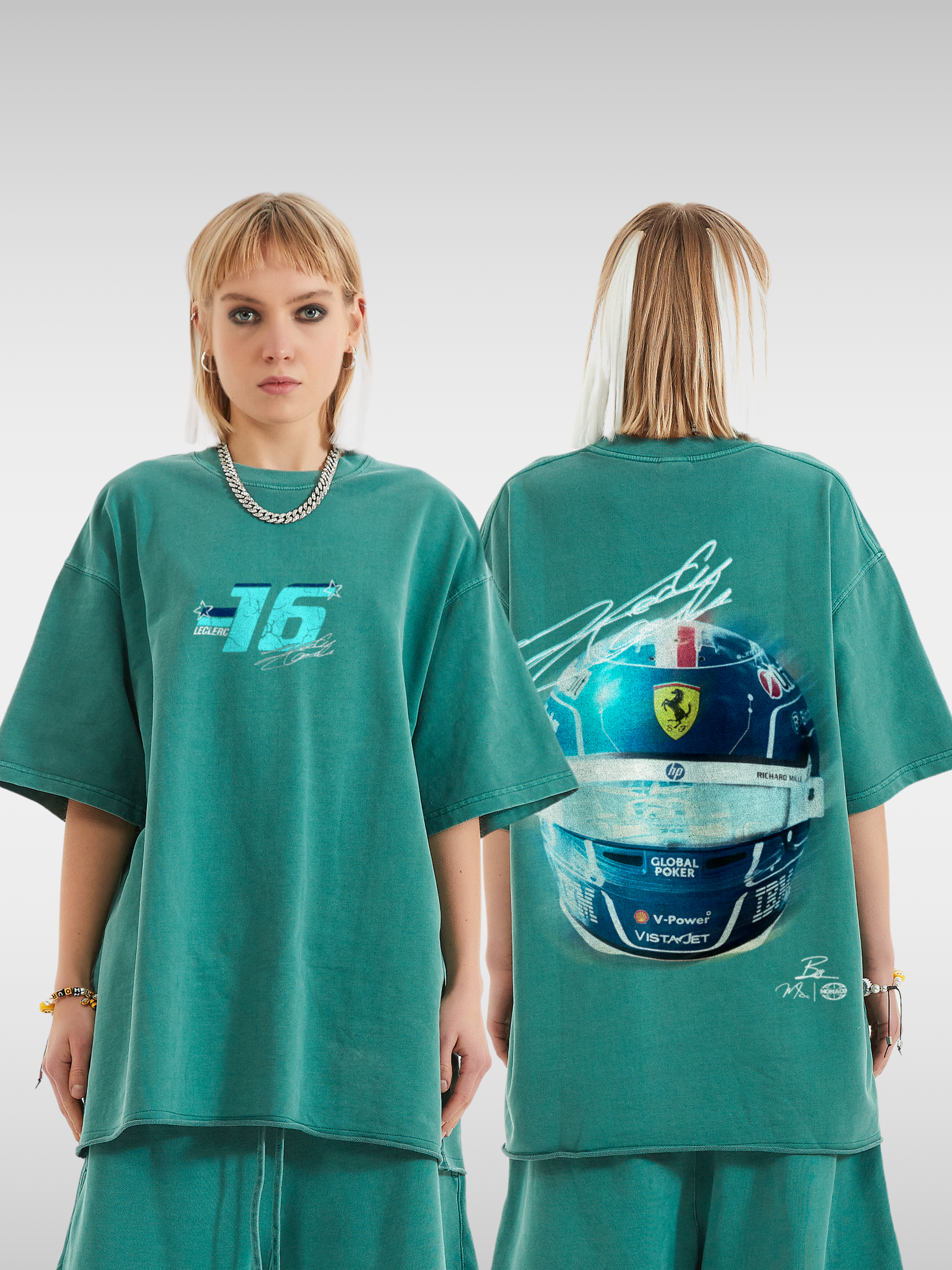 LECLERC MIAMI HELMET TEE