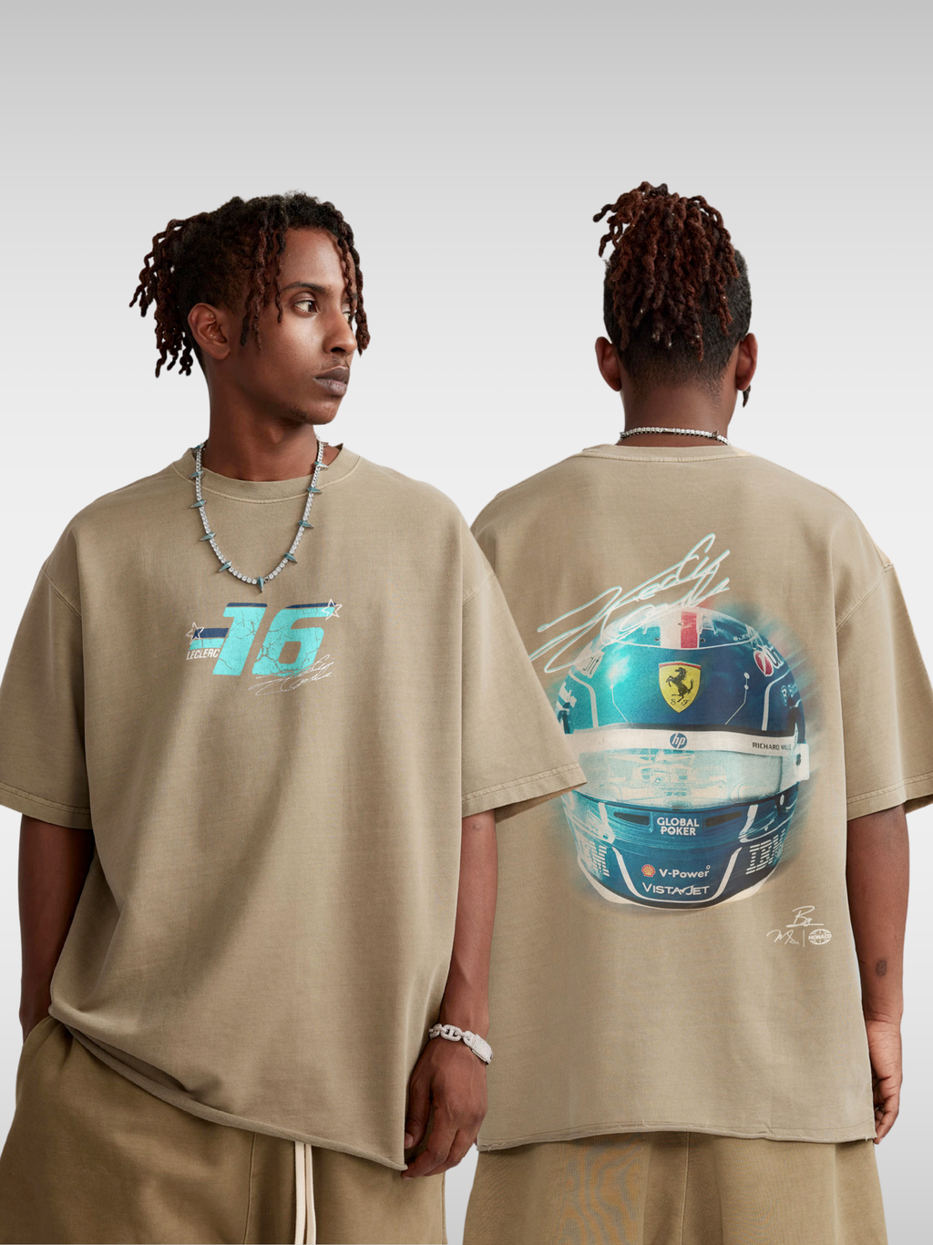 LECLERC MIAMI HELMET TEE