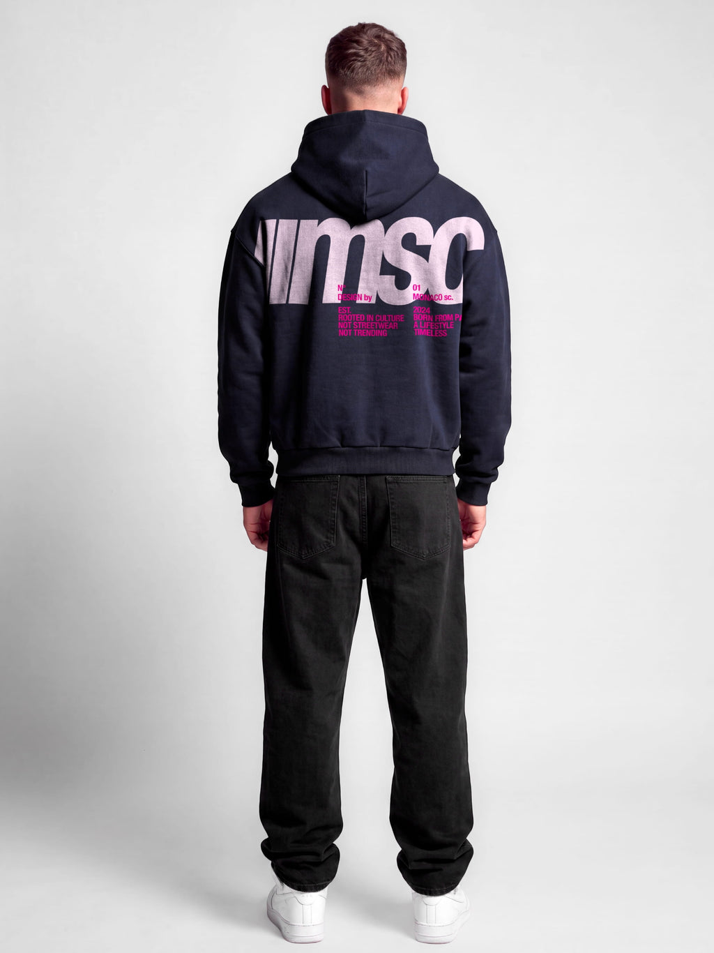 MONACO MSC HOODIE - NAVY