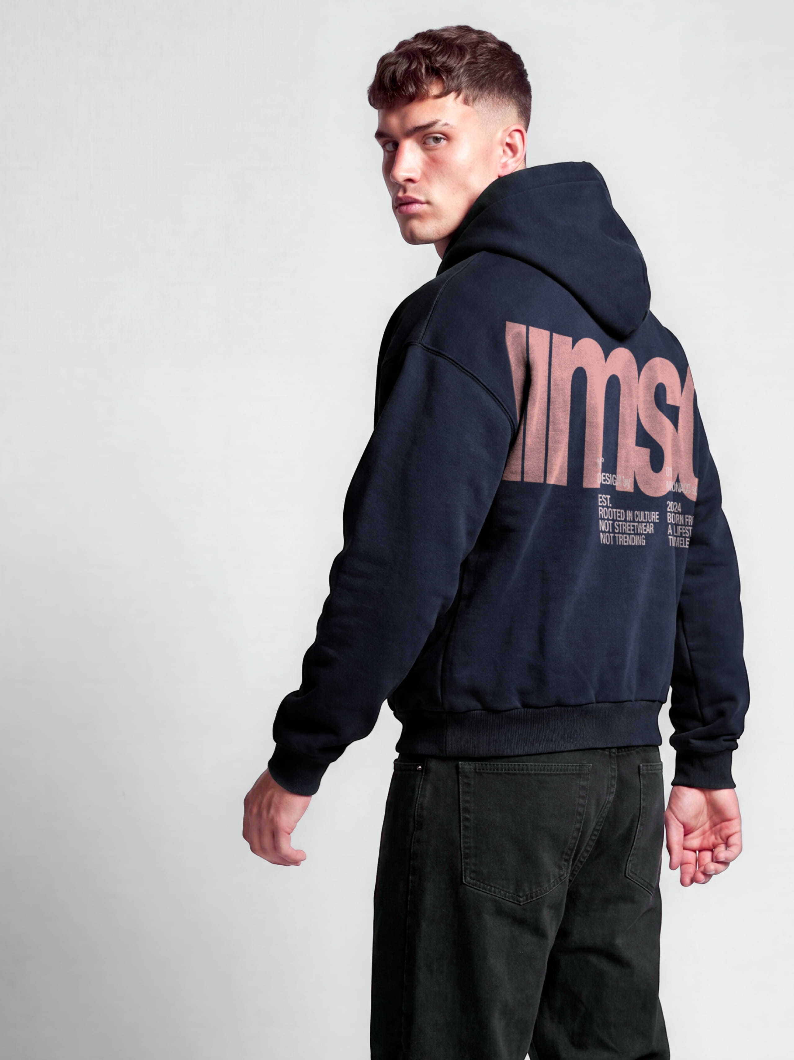 MONACO MSC HOODIE - NAVY