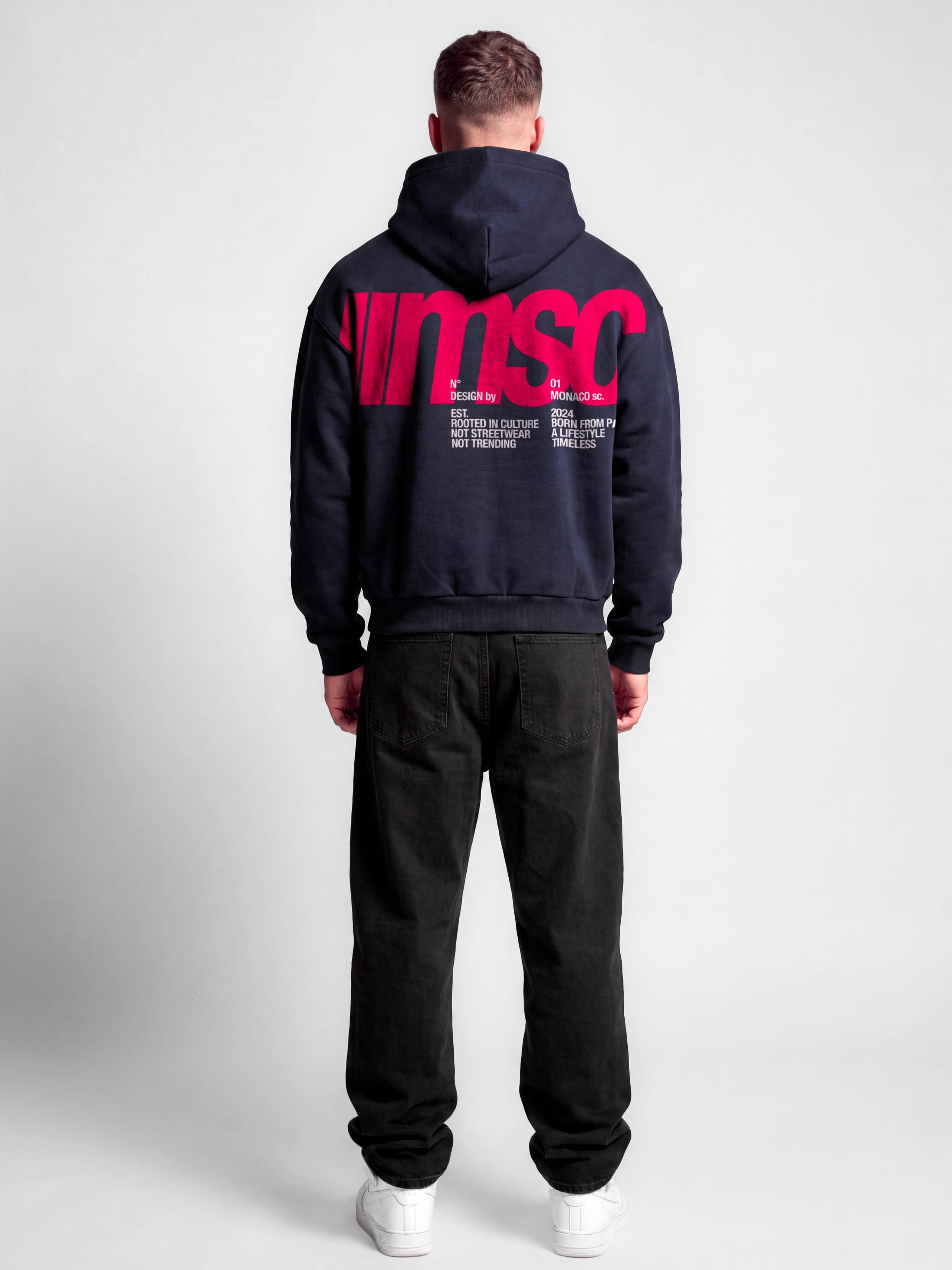 MONACO MSC HOODIE - NAVY