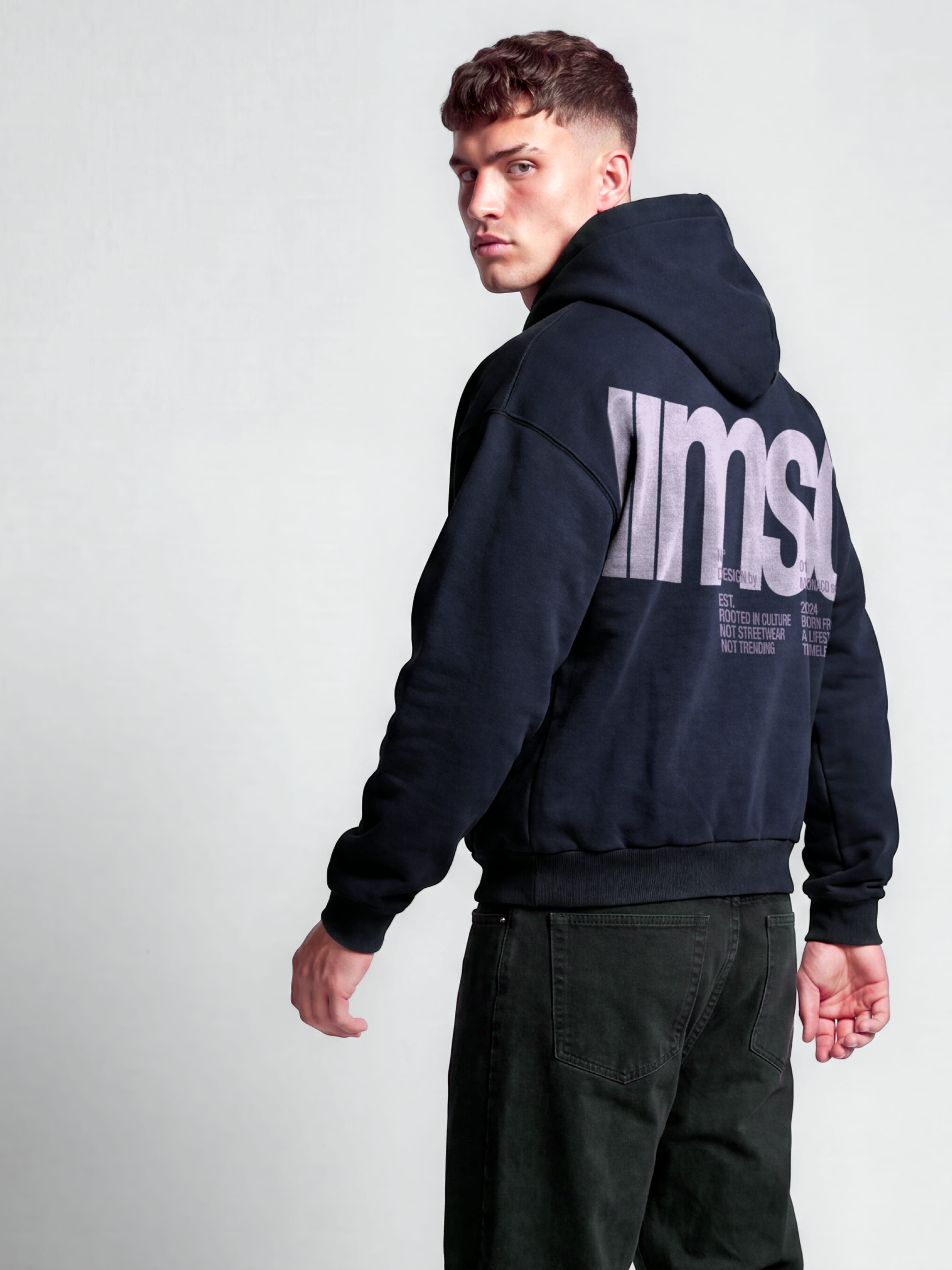 MONACO MSC HOODIE - NAVY