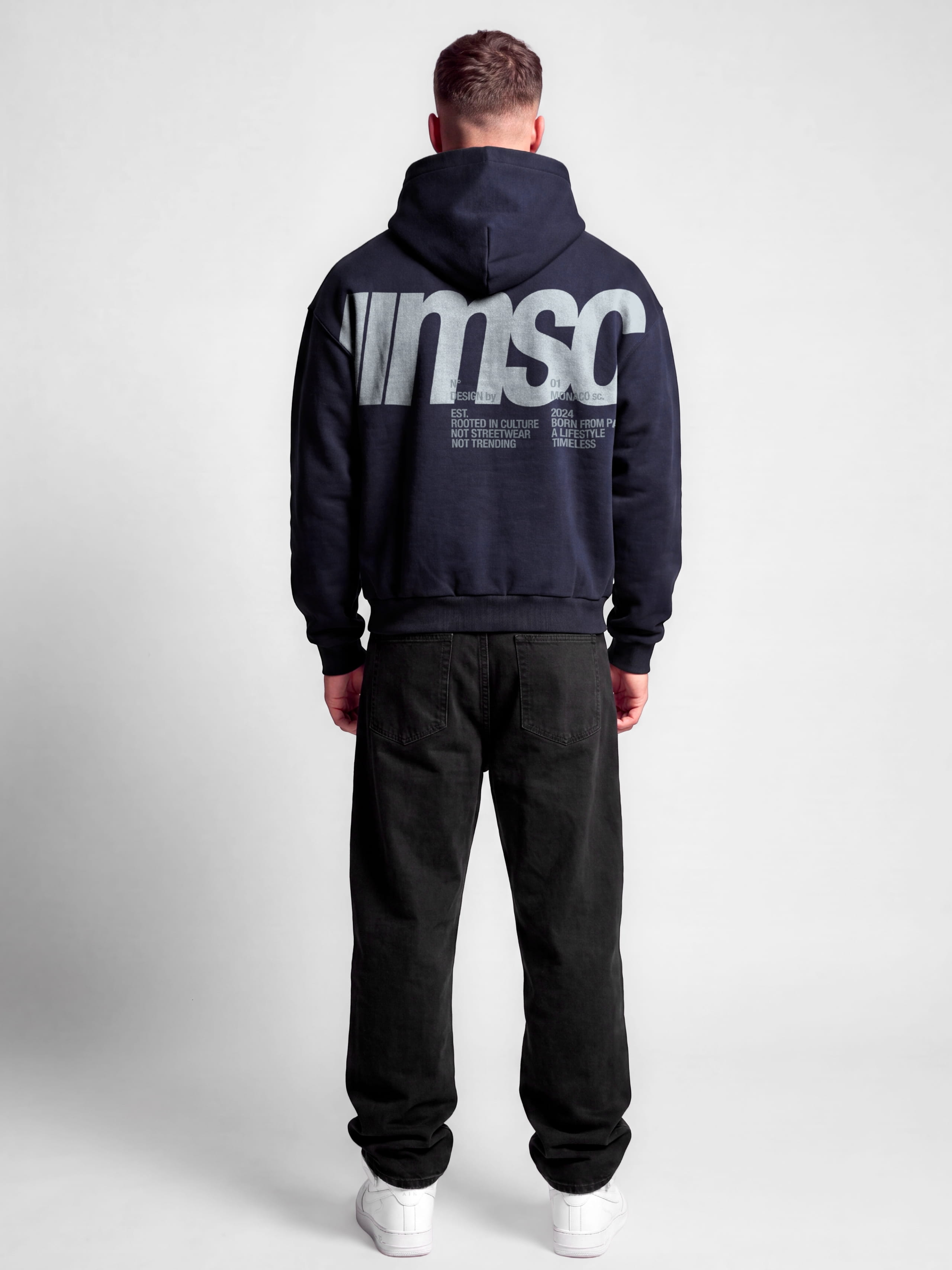 MONACO MSC HOODIE - NAVY