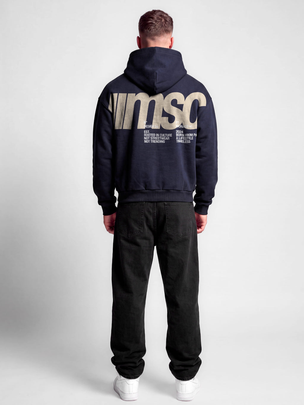 MONACO MSC HOODIE - NAVY