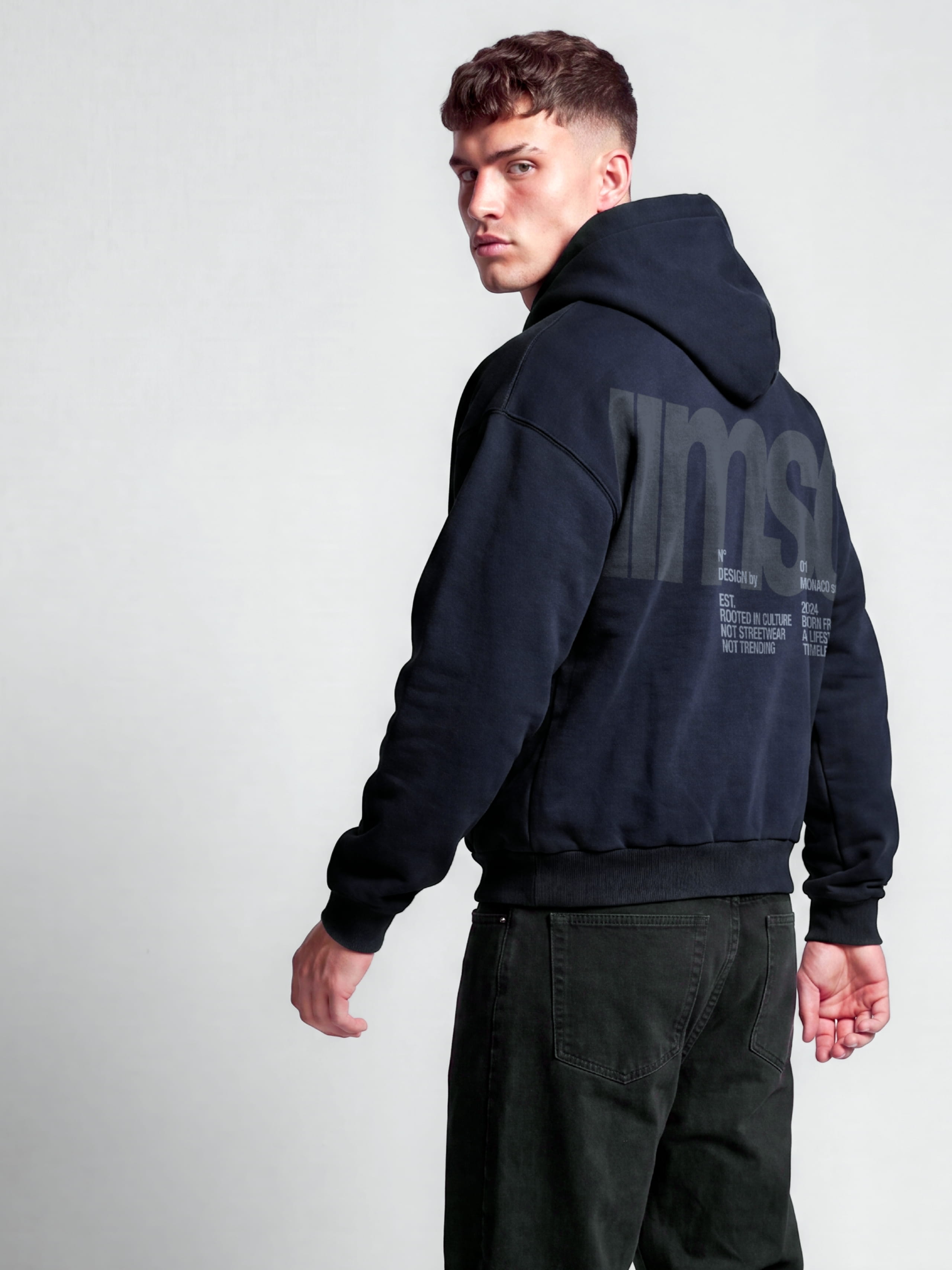 MONACO MSC HOODIE - NAVY
