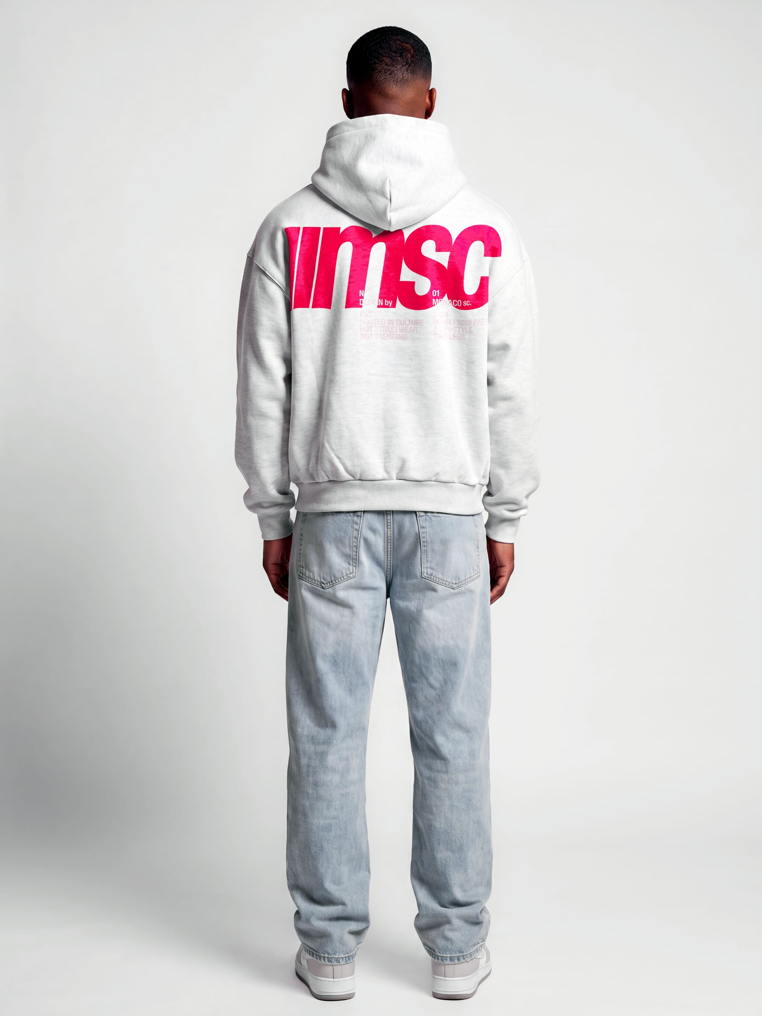 MONACO MSC HOODIE - HEATHER GRAY