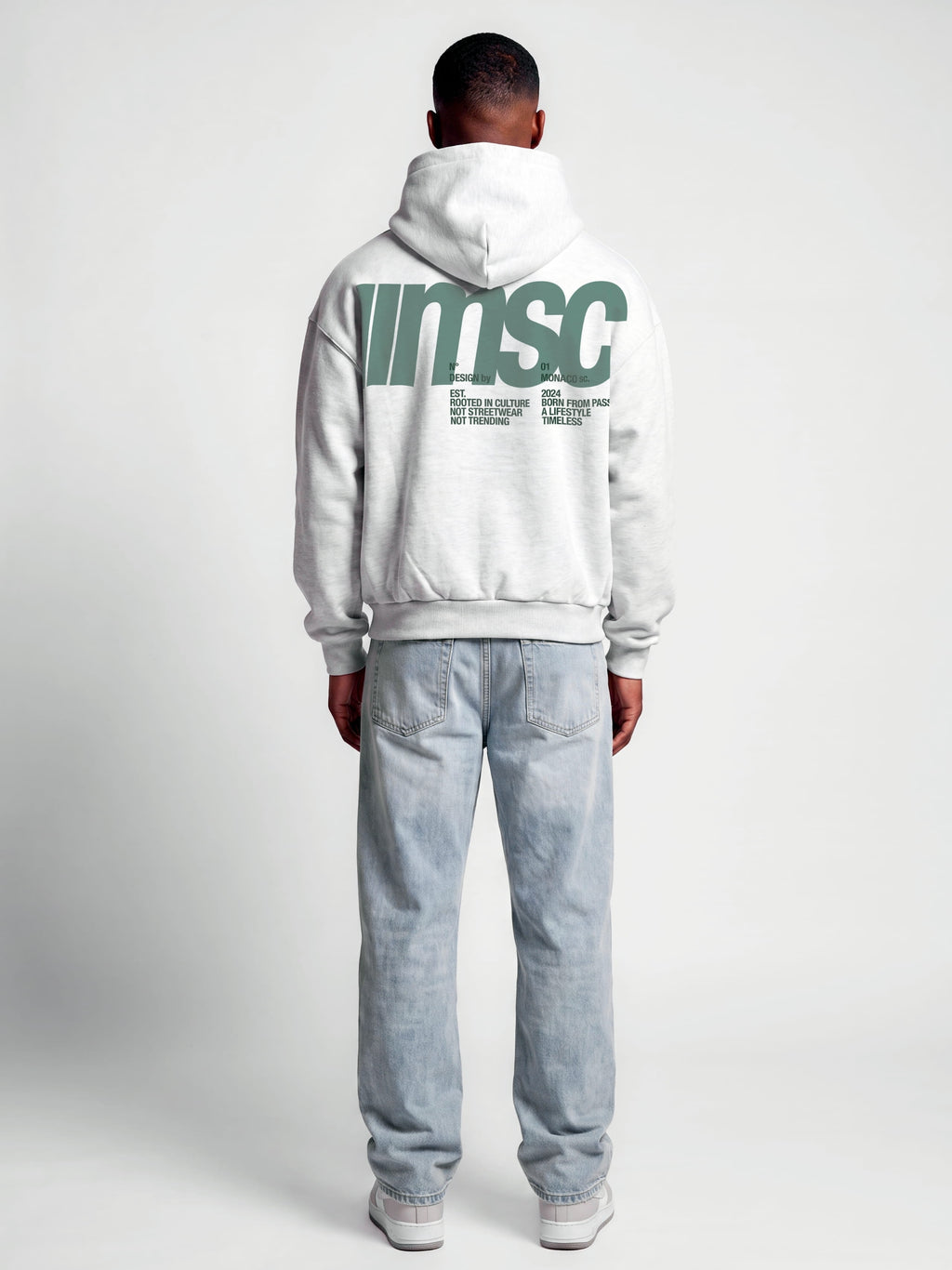 MONACO MSC HOODIE - HEATHER GRAY