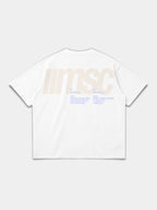 MSC LABEL TEE - WHITE