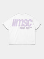MSC LABEL TEE - WHITE