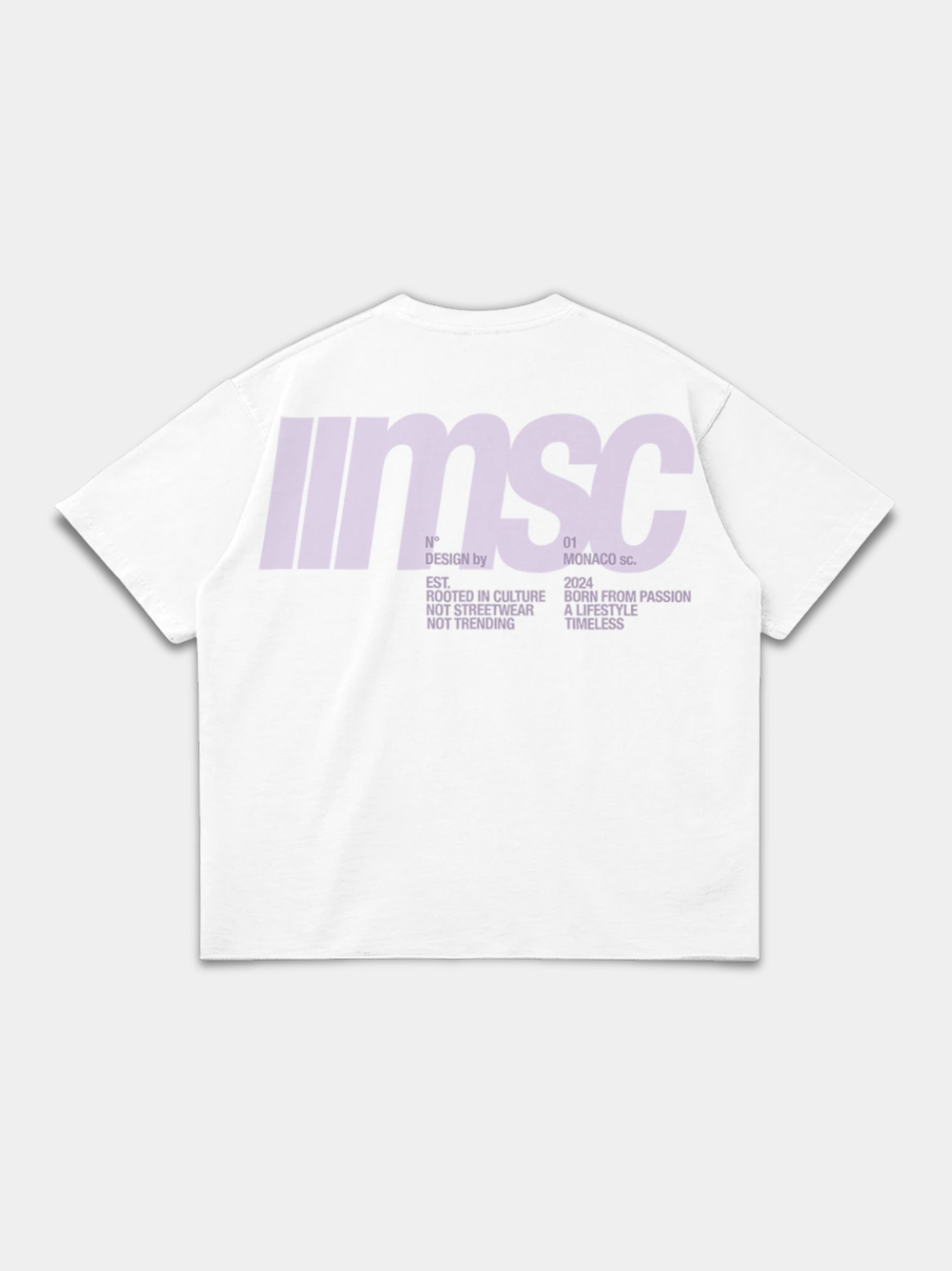 MSC LABEL TEE - WHITE