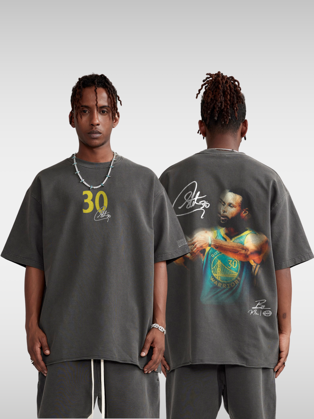 CURRY BLUR BASKETBALL TEE