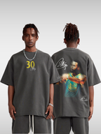 CURRY BLUR BASKETBALL TEE