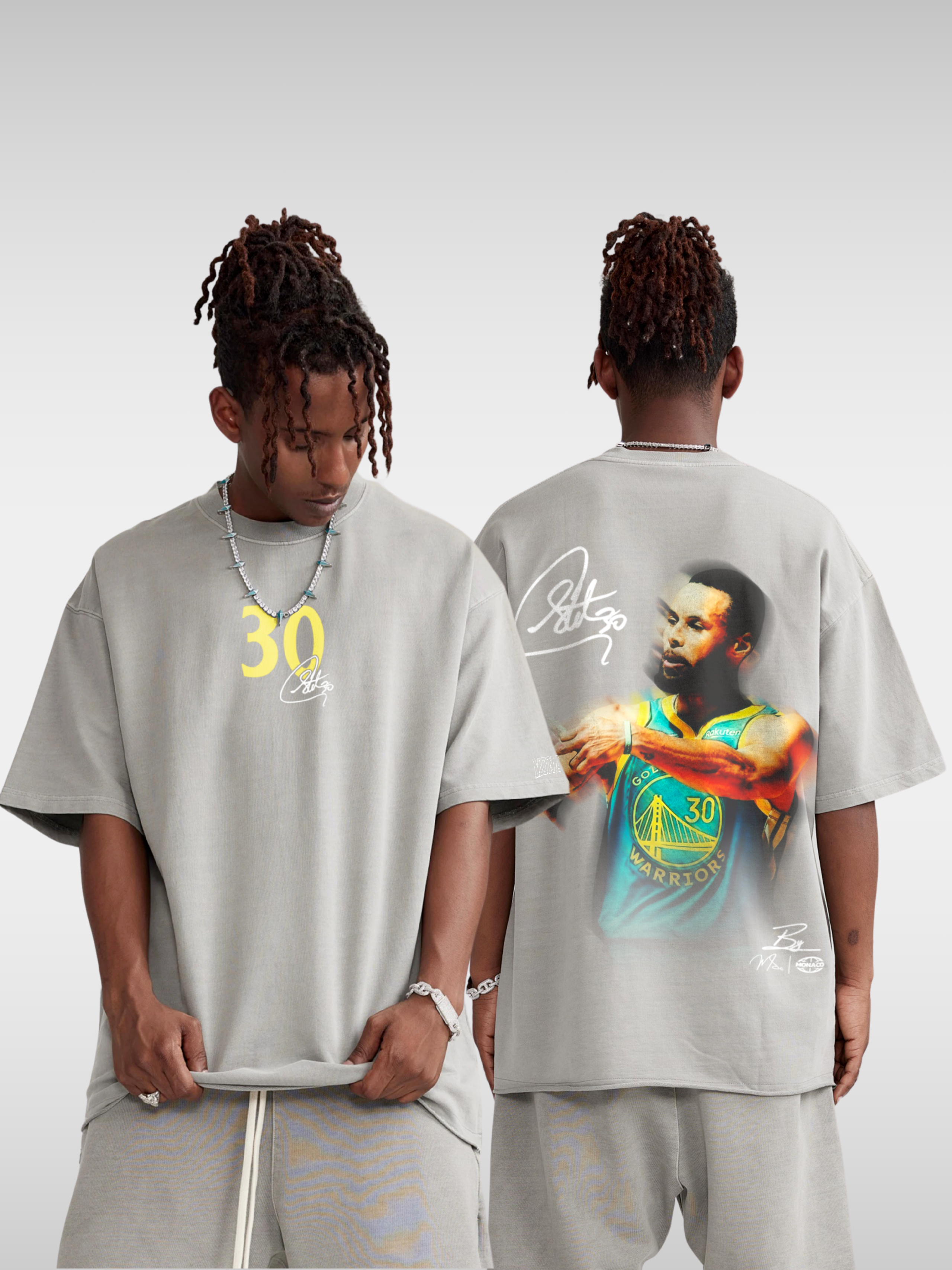 CURRY BLUR BASKETBALL TEE