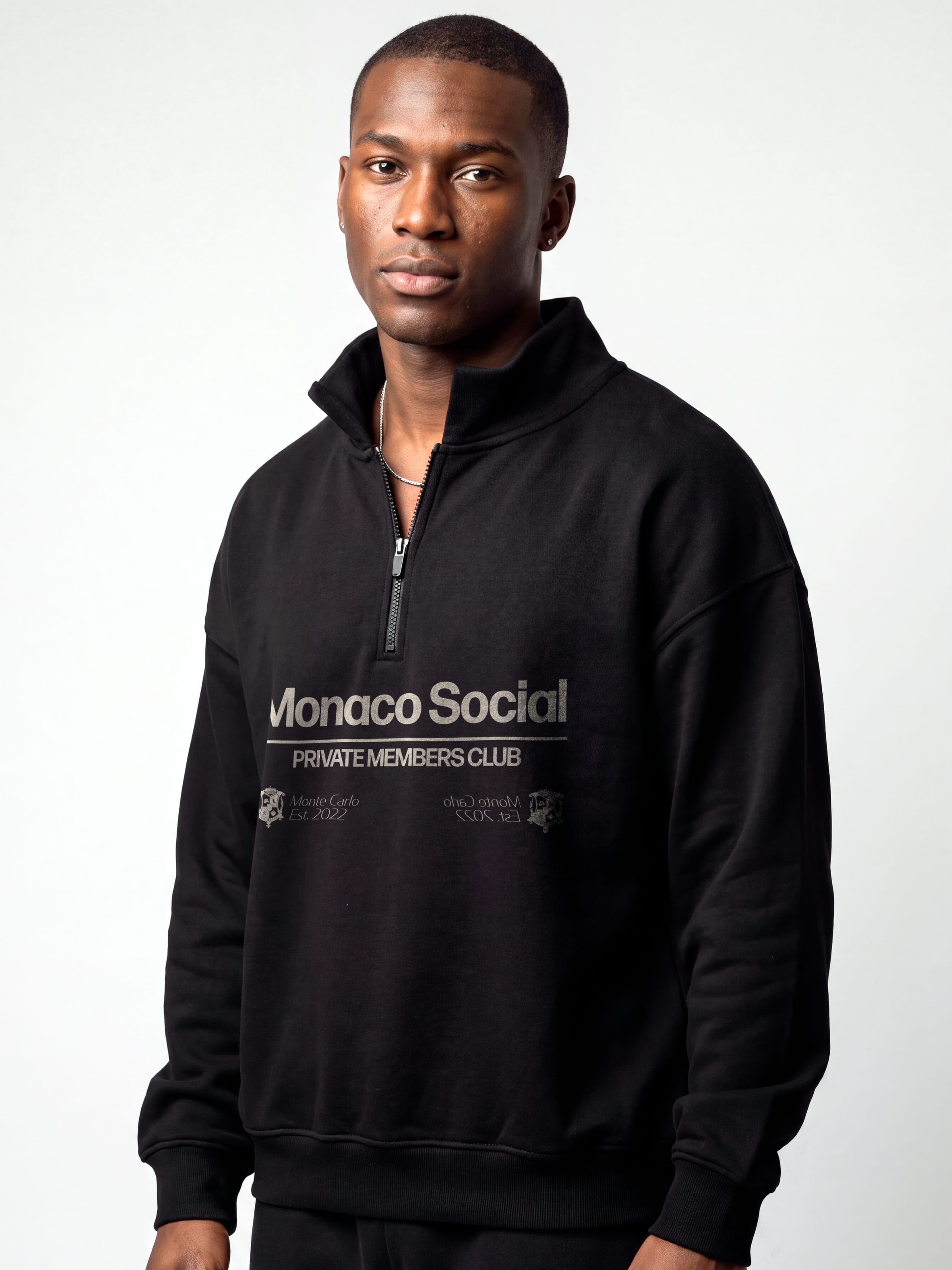 THE PRIVATE CLUB QUARTER-ZIP