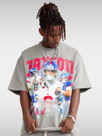 JAXSON DART RED GRAPHIC TEE