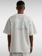 MSC LABEL TEE - LIGHT GRAY