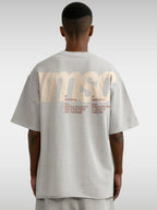 MSC LABEL TEE - LIGHT GRAY