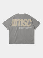 MSC LABEL TEE - LIGHT GRAY