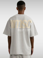 MSC LABEL TEE - LIGHT GRAY