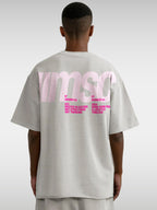 MSC LABEL TEE - LIGHT GRAY