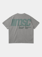 MSC LABEL TEE - LIGHT GRAY