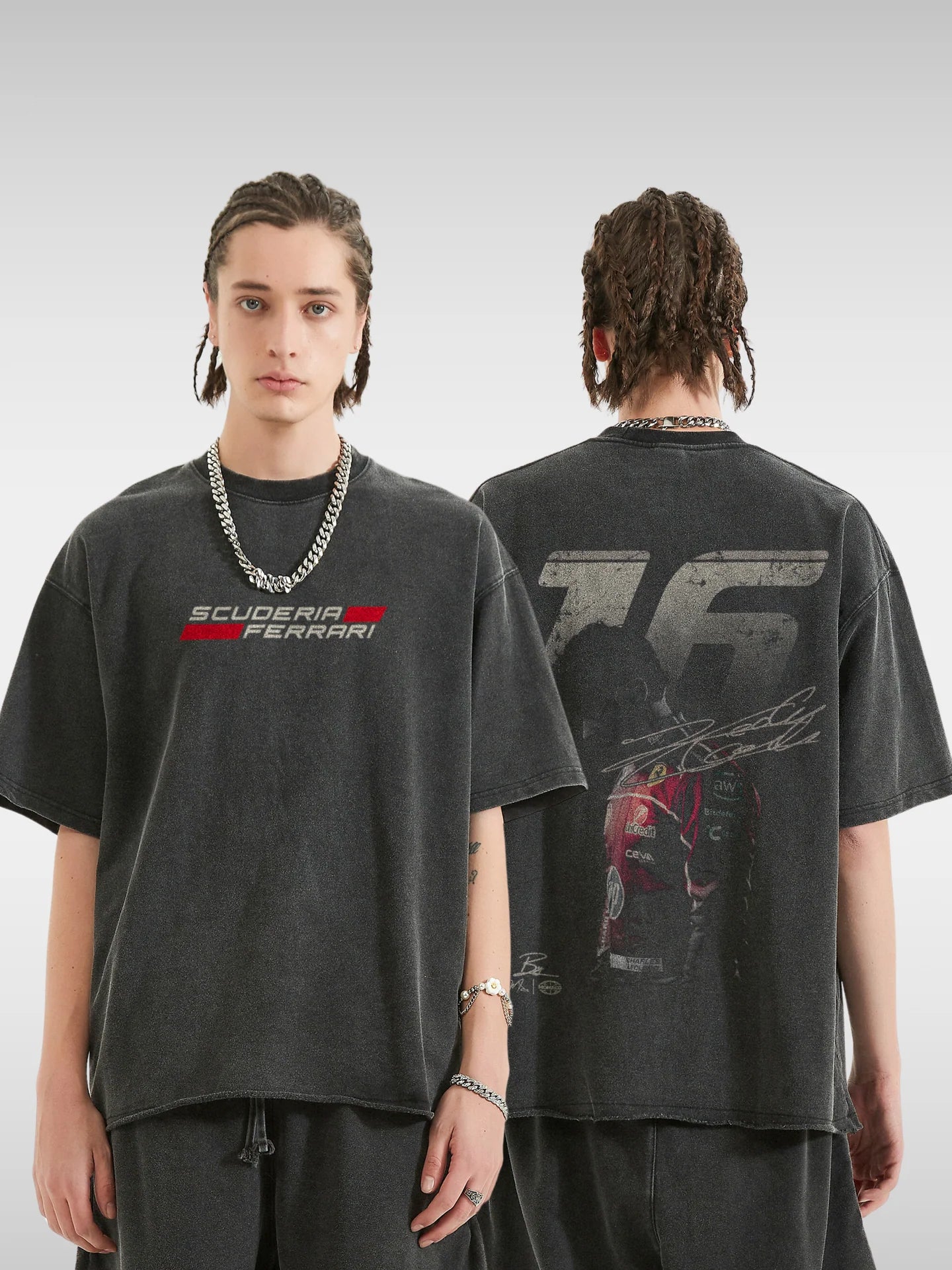LECLERC FERRARI RACING TEE