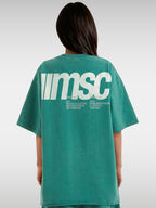 MSC LABEL TEE - VINTAGE GREEN