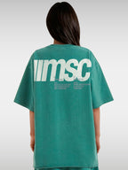 MSC LABEL TEE - VINTAGE GREEN